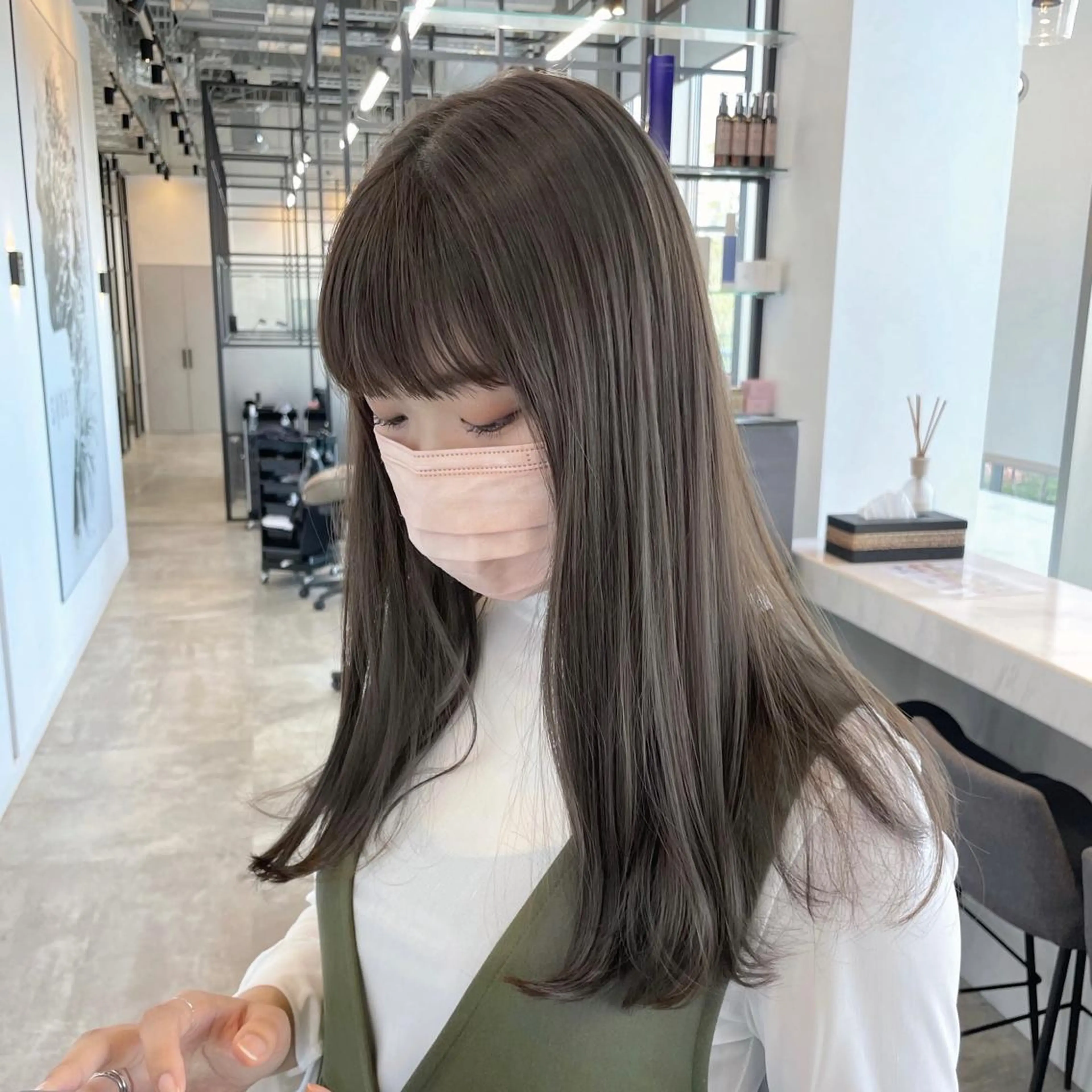 ロング カラー カット ヘアカラー トリートメント SALOWIN表参道 arist店所属・柔らか透け感カラー 🌿ムロヤリョウスケのヘアスタイル