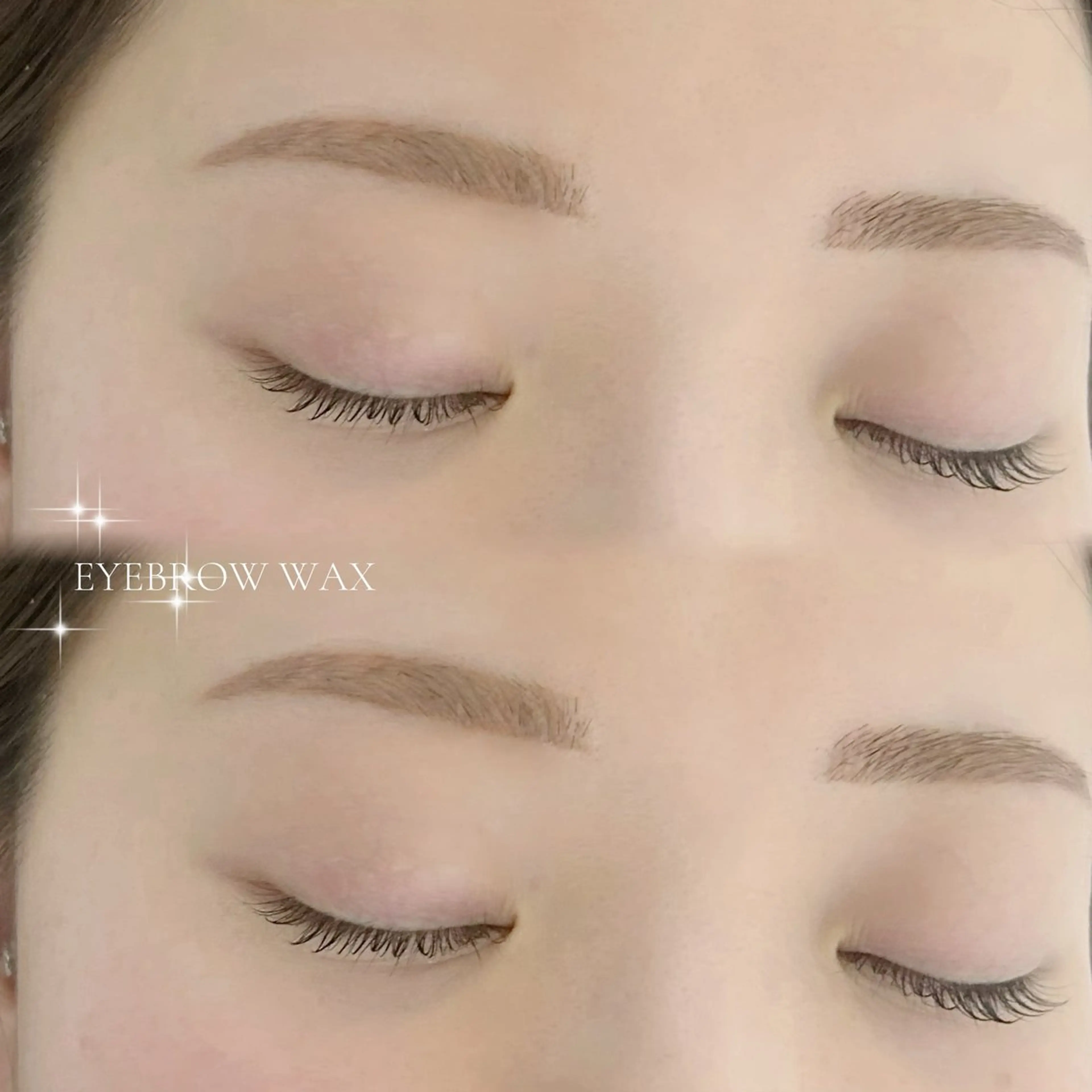 🖤アイブロウWax +メイク仕上げの写真