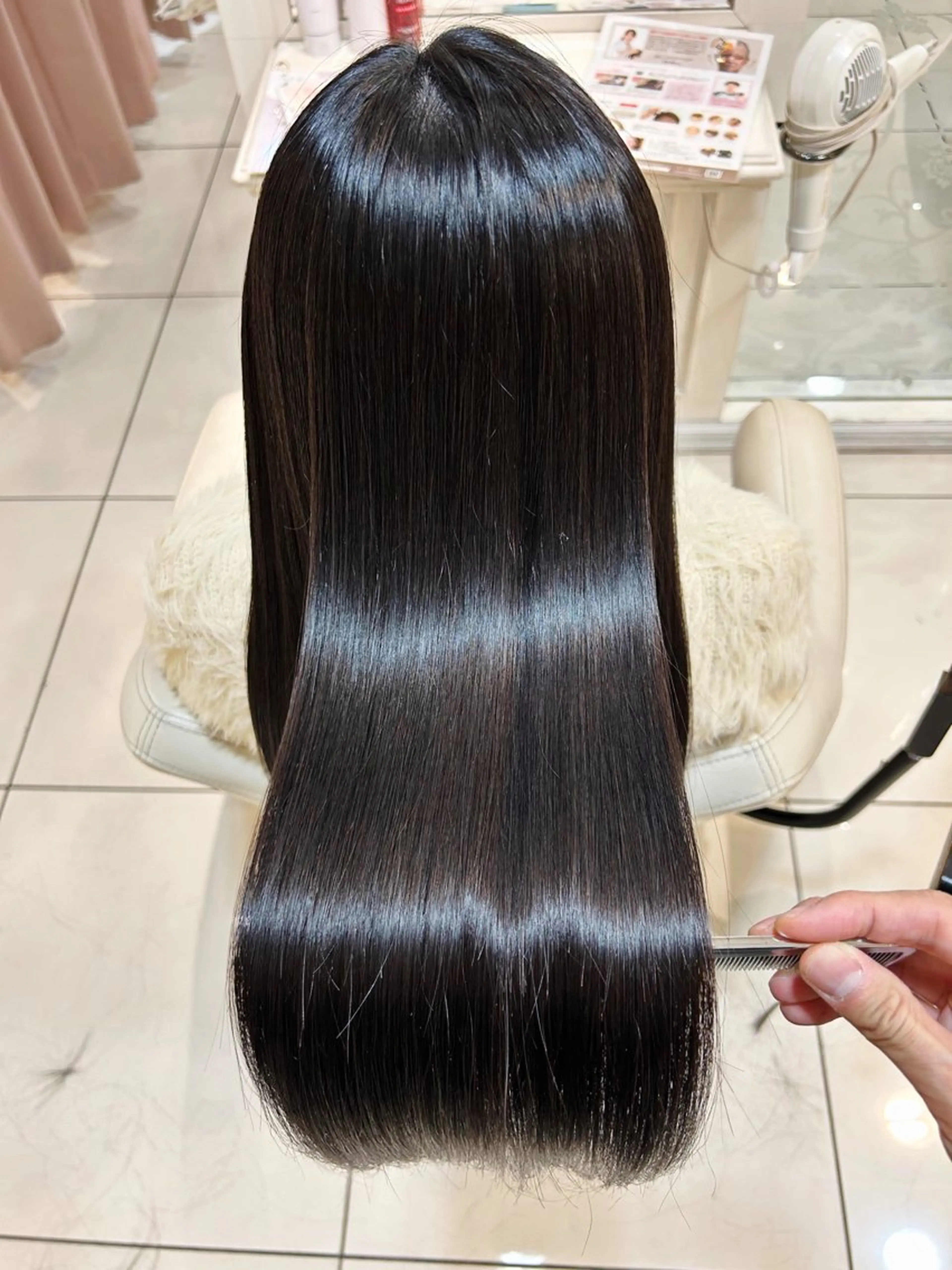 ロング 縮毛矯正 カット 縮毛矯正 トリートメント 高橋 佑のヘアスタイル