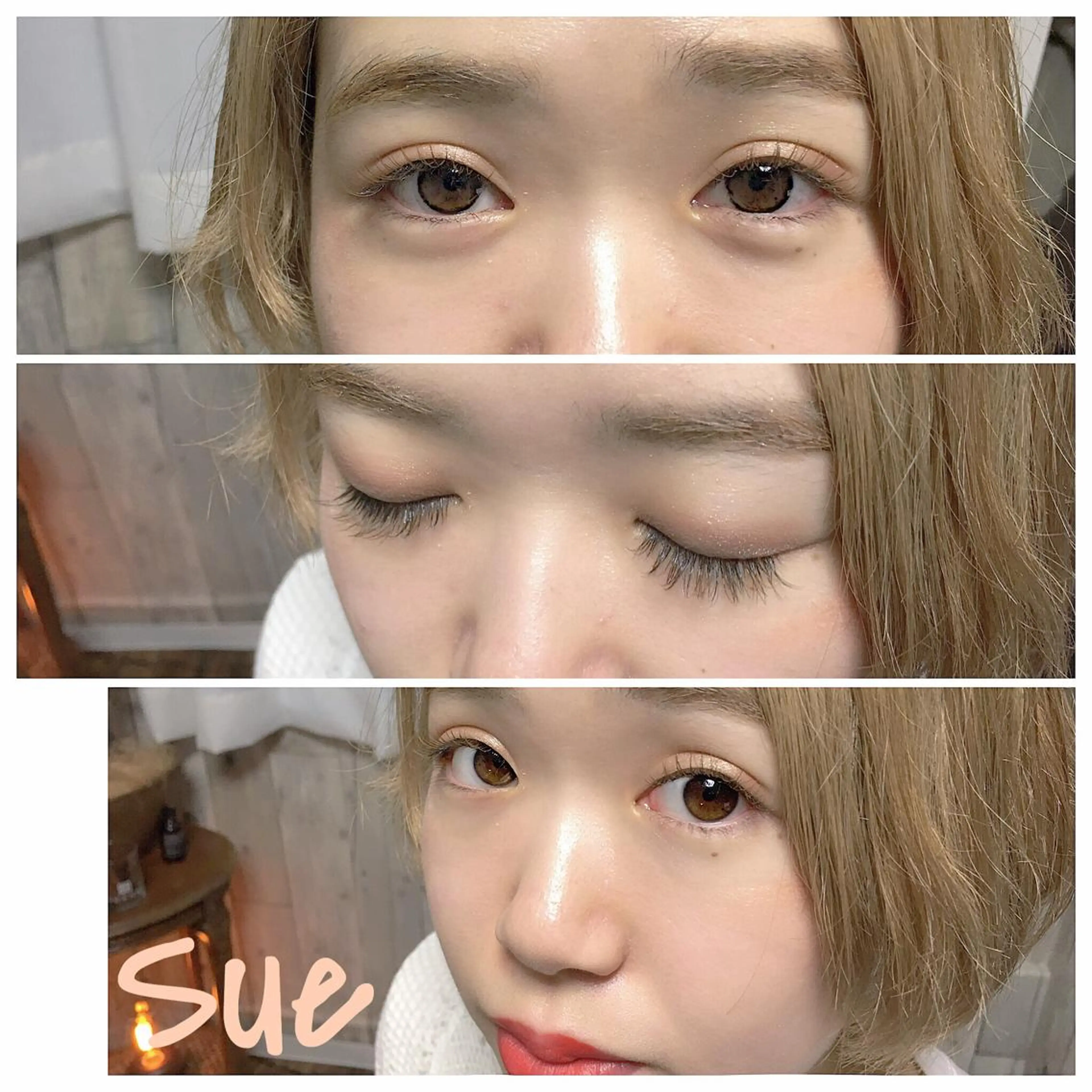 マツエク・マツパ カラーマツエク Sue eyelash&eyebrow所属・Shigeno Hikaruのマツエク・マツパデザイン