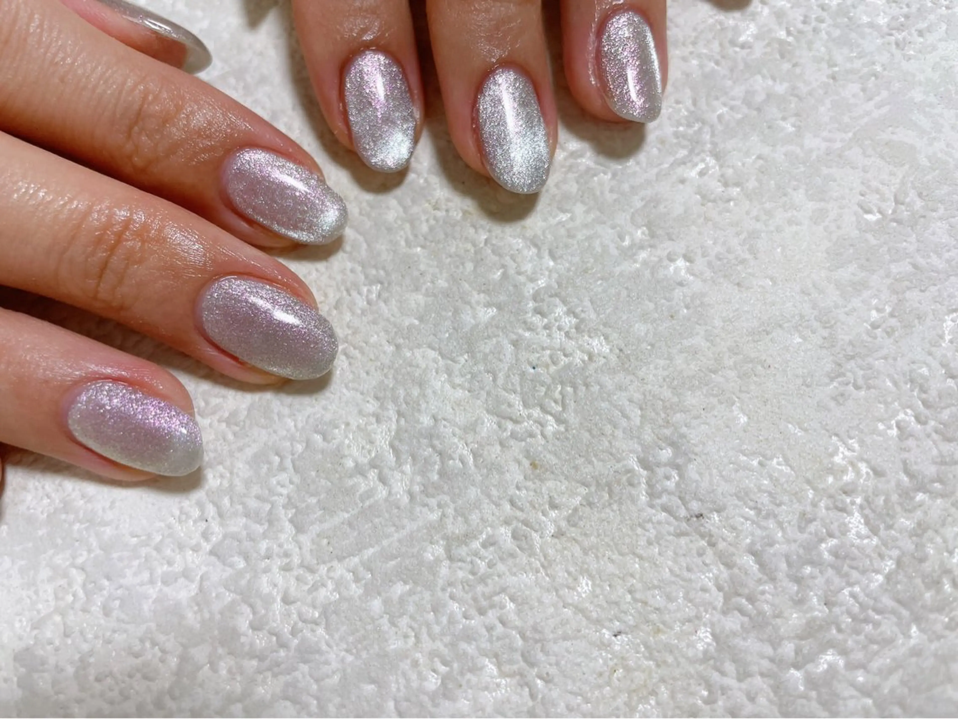 ネイル オーロラネイル フットネイル フレンチネイル ジェルネイル 韓国ネイル ハンドネイル Mogu nail 二子玉川のネイルデザイン