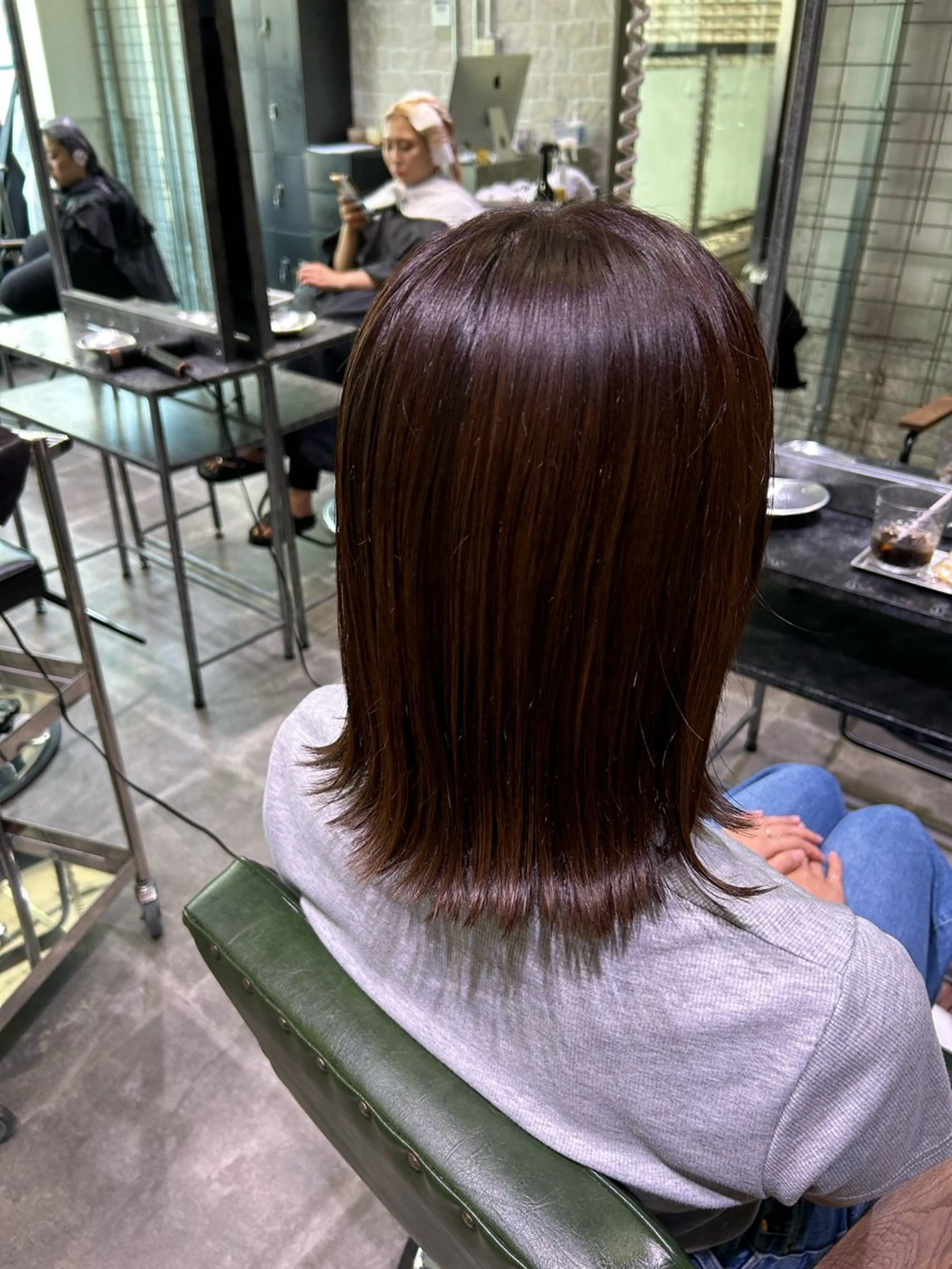 セミロング カラー ヘアカラー トリートメント 真愛 /UMMのヘアスタイル