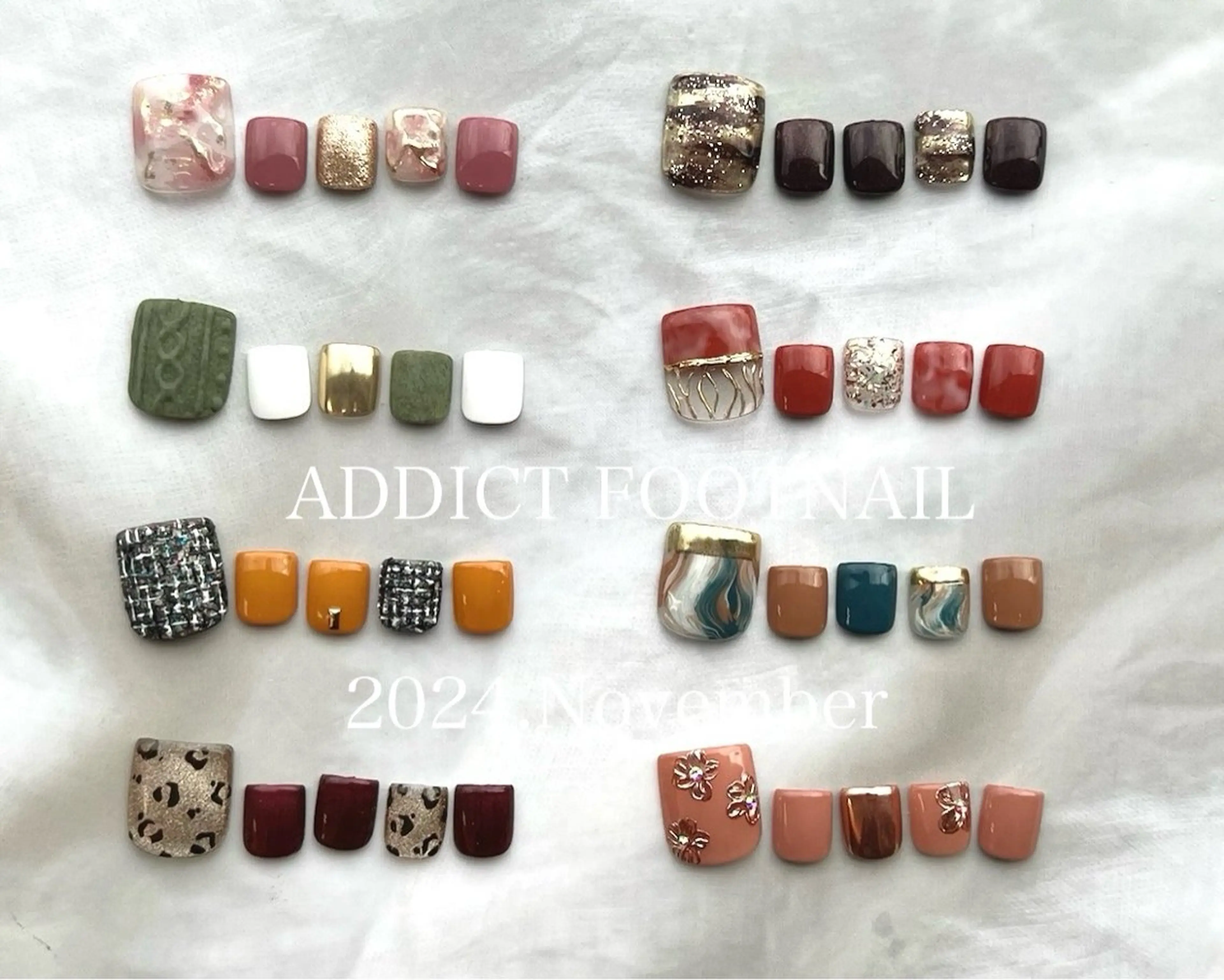 ネイル フットネイル ADDICT アディクトのマツエク・マツパデザイン