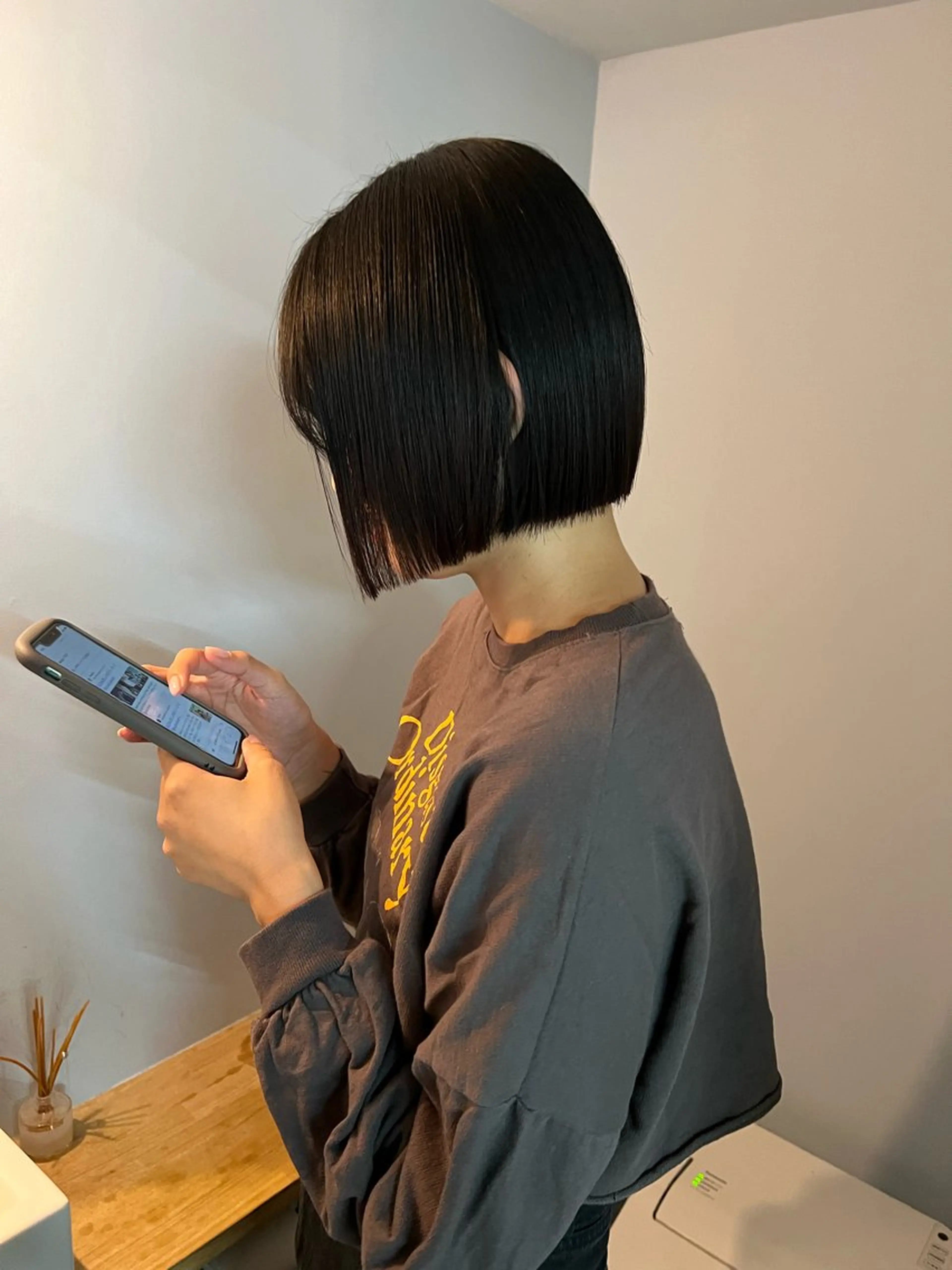 ミディアム ボブ 舟橋耀/ブリーチカラ ー/レイヤーカットのヘアスタイル