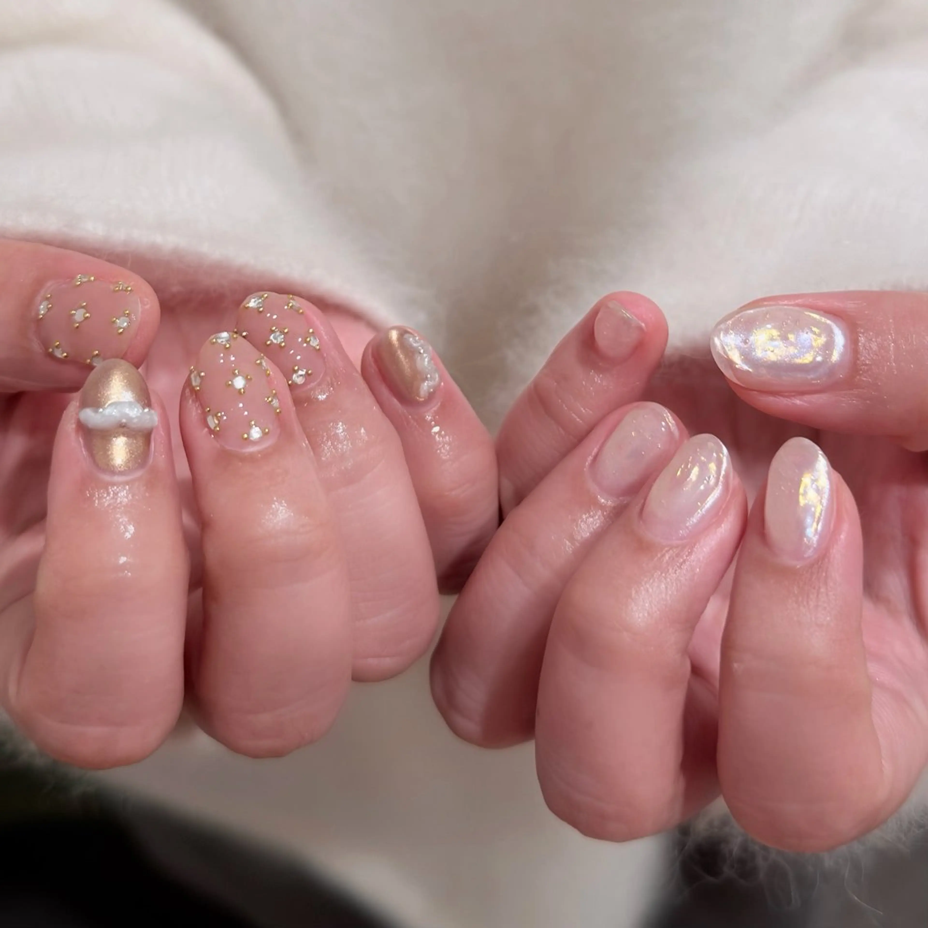 ネイル ハンドネイル 🎀 Hiyubi._.nail 🫧所属・🎀フェイ フェイ🫧💗のネイルデザイン