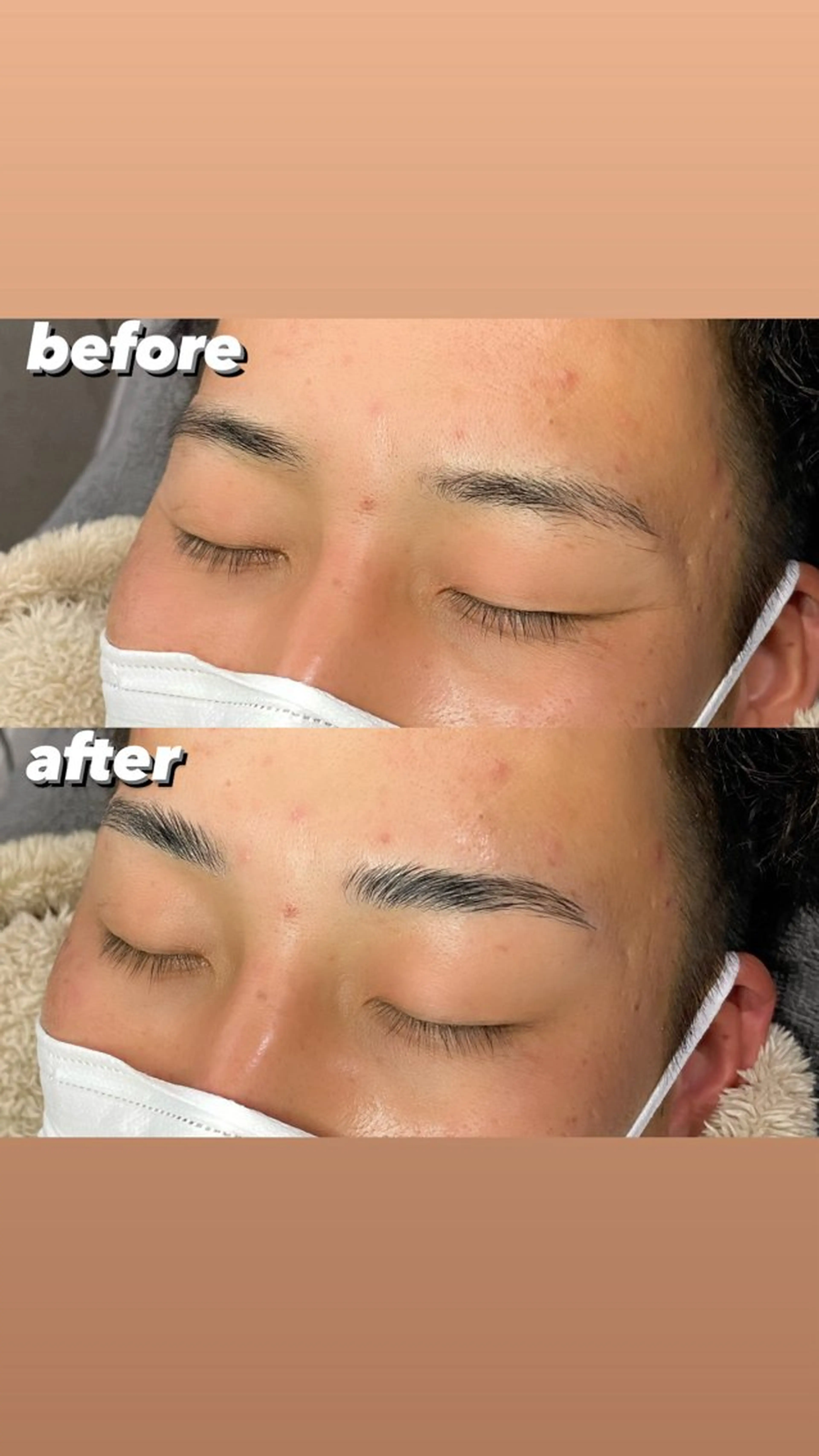 アイブロウ メンズアイブロウ ワックス脱毛 その他(アイブロウ) Nico　山本 晃平の眉毛・アイブロウイメージ