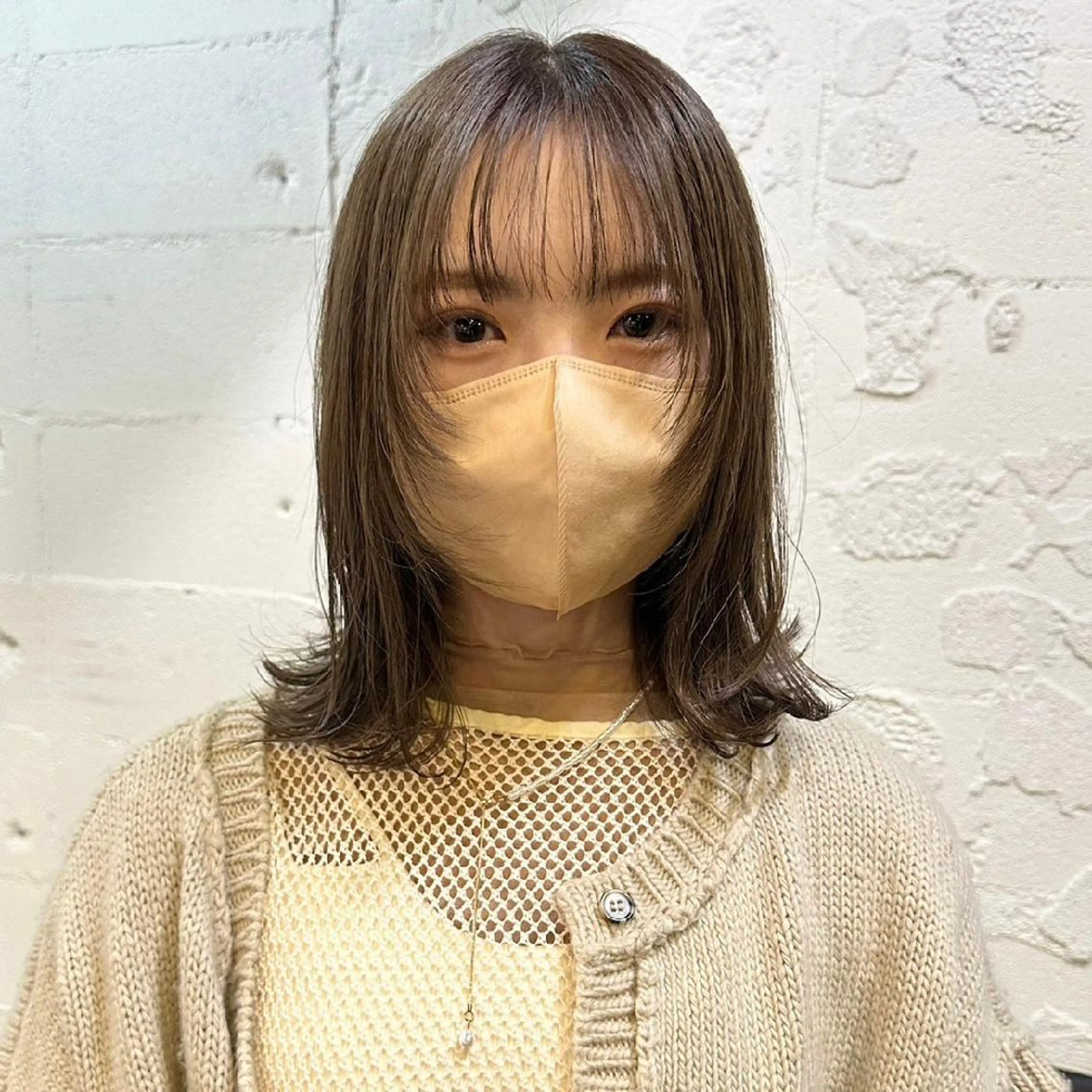 ミディアム カラー カット ヘアカラー トリートメント em HAIR 🌿下北沢のヘアスタイル