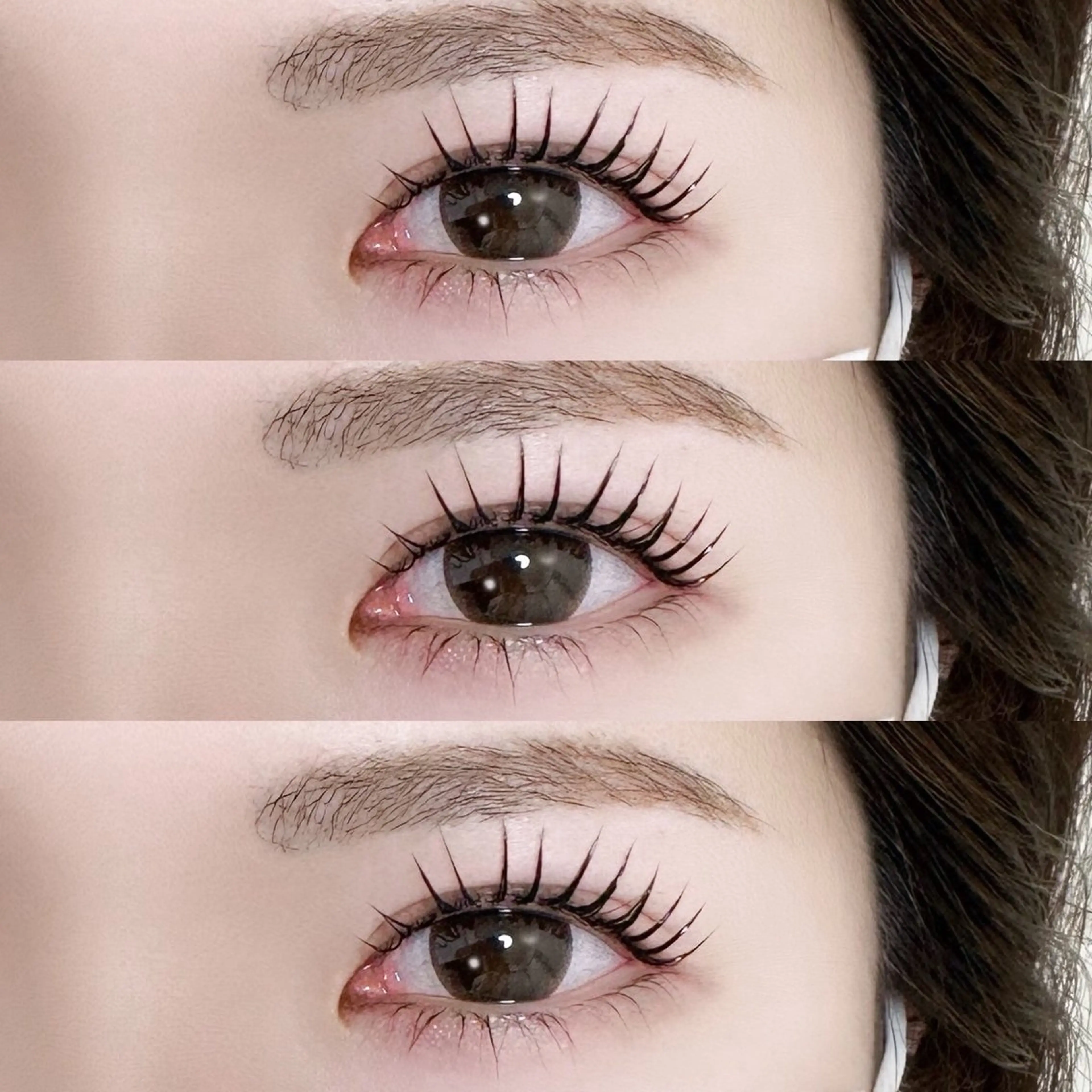 マツエク・マツパ 韓国風マツエク 一重×まつ毛パーマ マツパ アイブロウ33 薬院店のマツエク・マツパデザイン