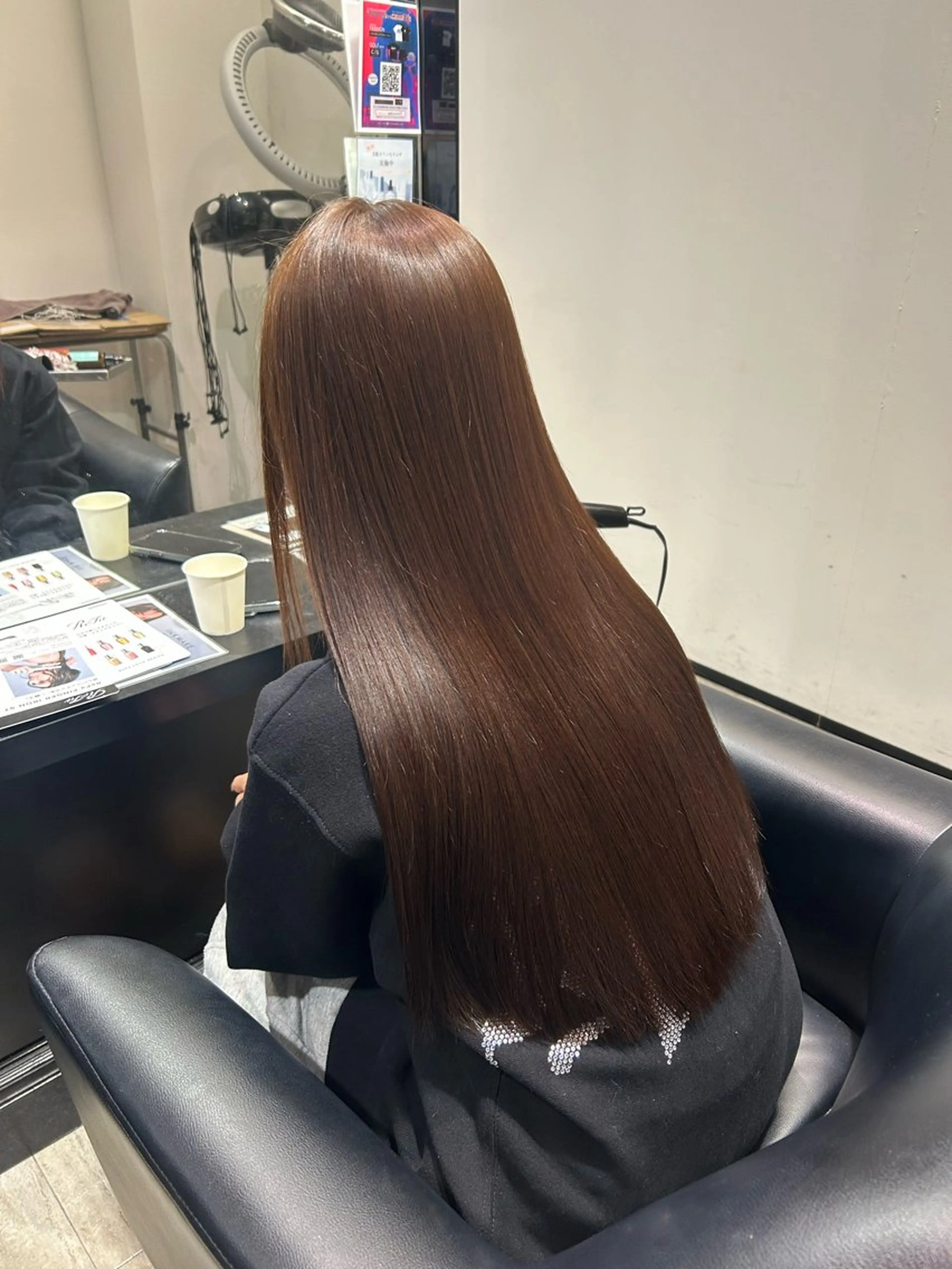 ロング カット ヘアカラー トリートメント ishizuka toaのヘアスタイル