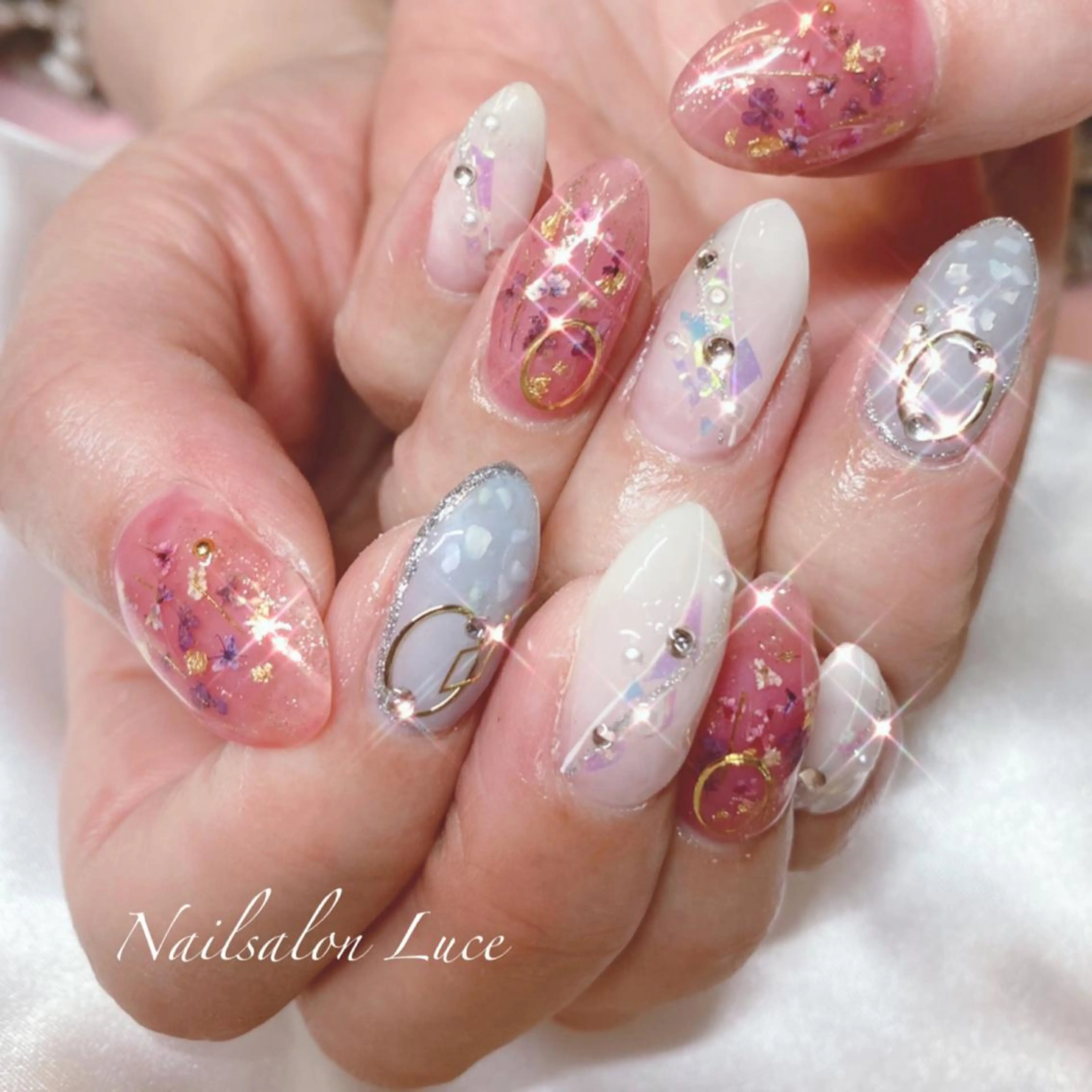 ネイル ジェルネイル ワンカラーネイル ネイル& 脱毛サロン　Lのマツエク・マツパデザイン