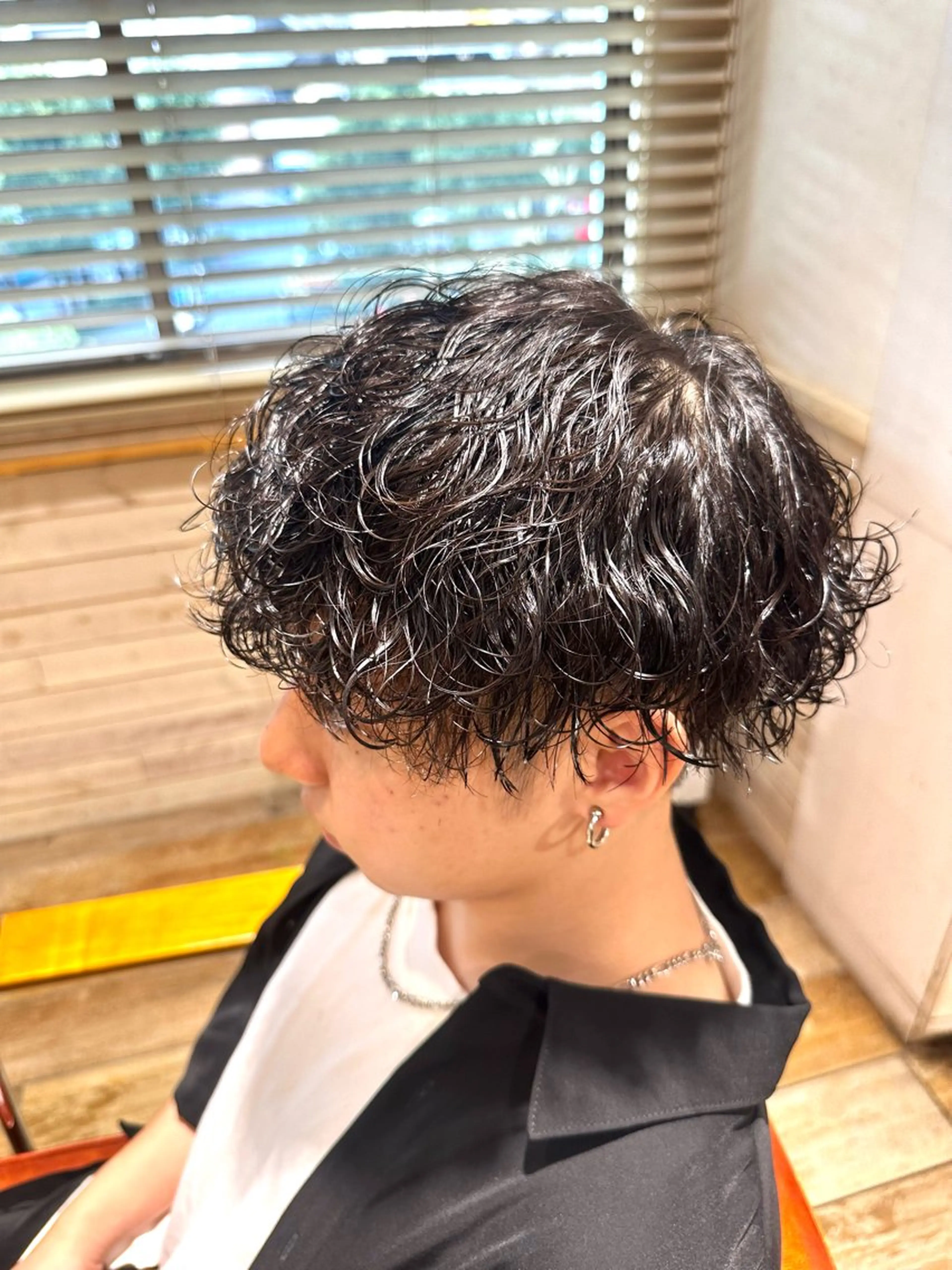 メンズ カット パーマ 岡本 葵のヘアスタイル
