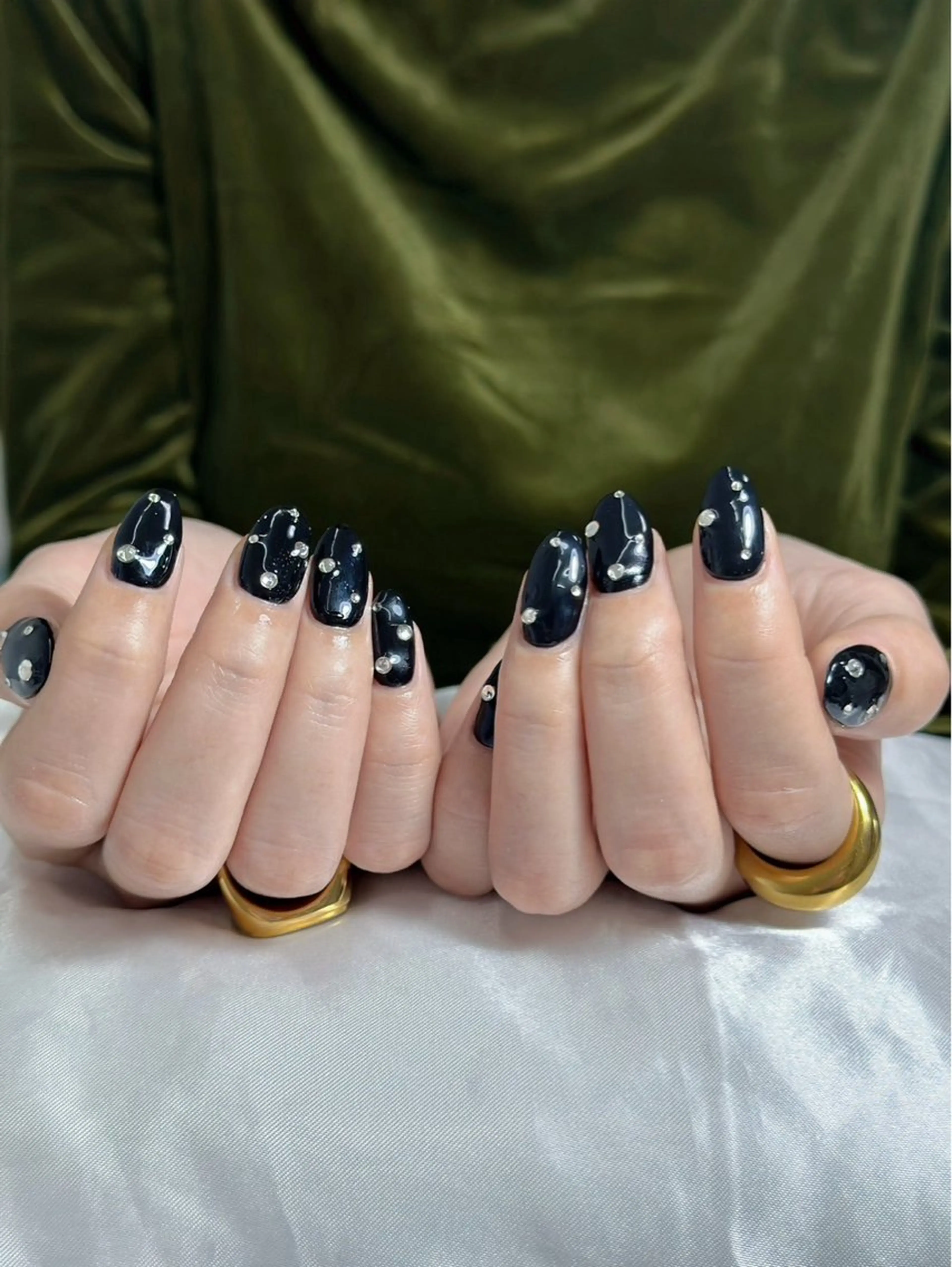 ネイル チークネイル フレンチネイル グラデーション キラキラネイル 韓国ネイル ハンドネイル RAMU Nail 恵比寿店のネイルデザイン