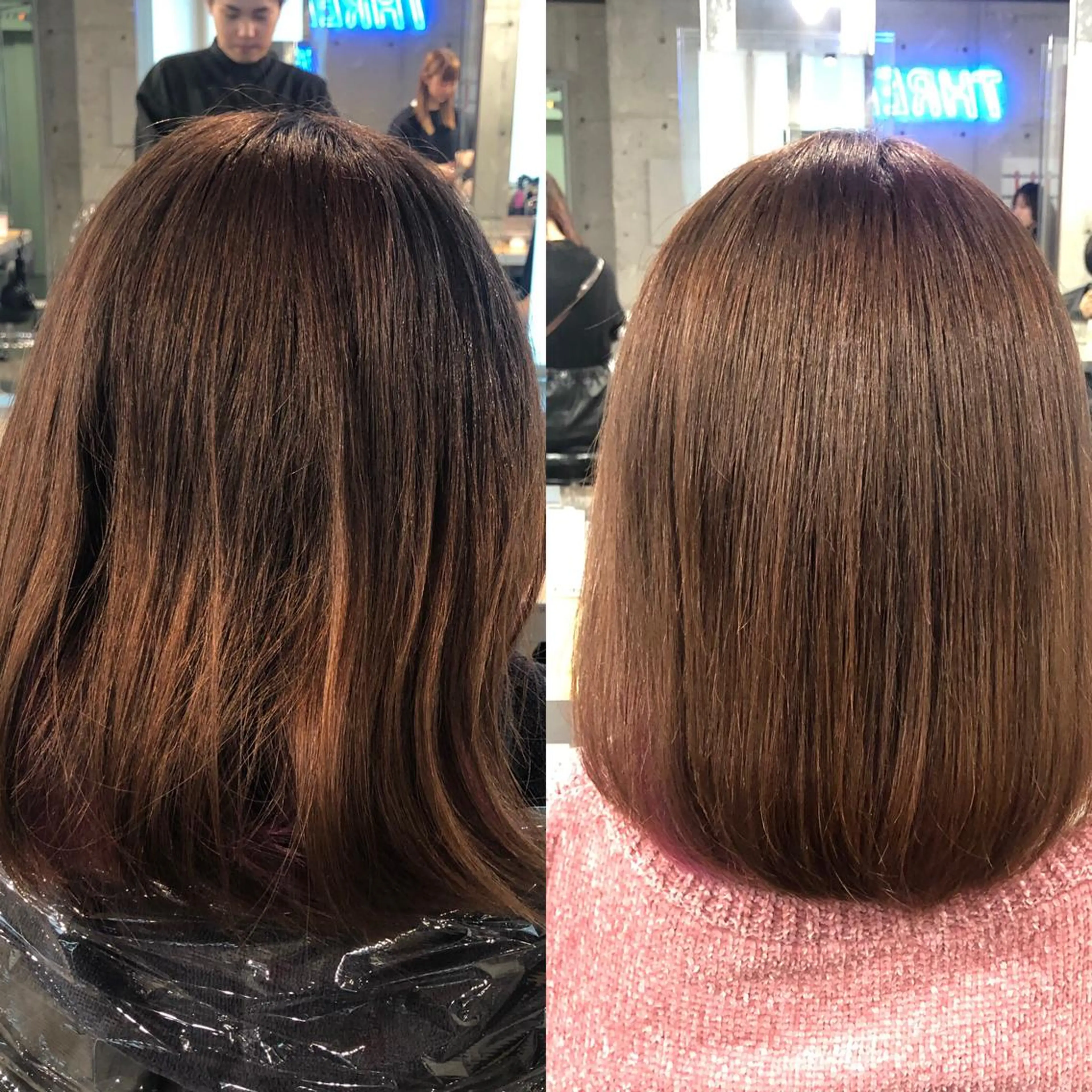 ミディアム カット ヘアカラー トリートメント 🔷似合わせのプロ KUMA🔷のヘアスタイル