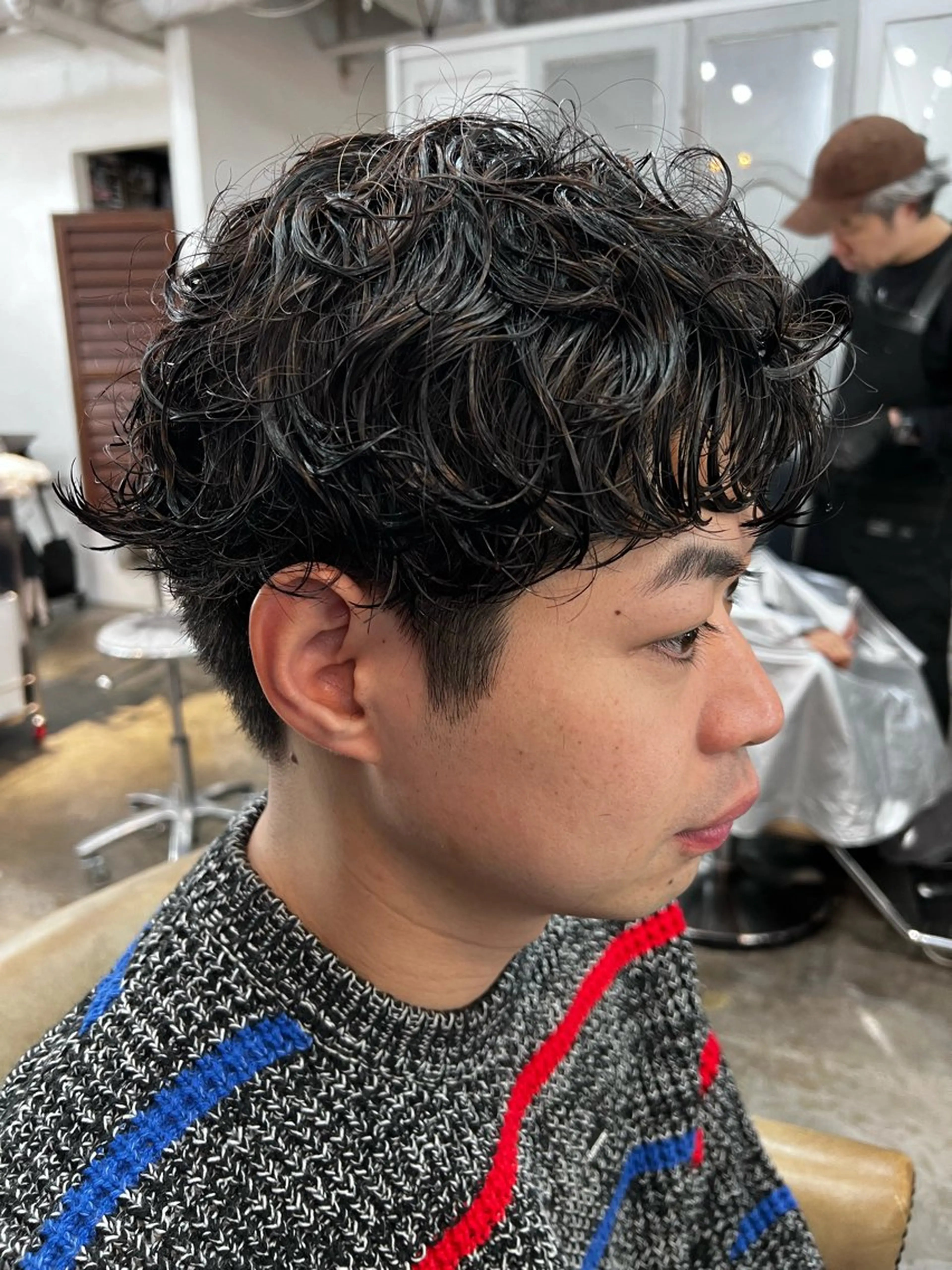 ショート カット 紙屋町ショート /ボブ　パーマ河内蓮のヘアスタイル