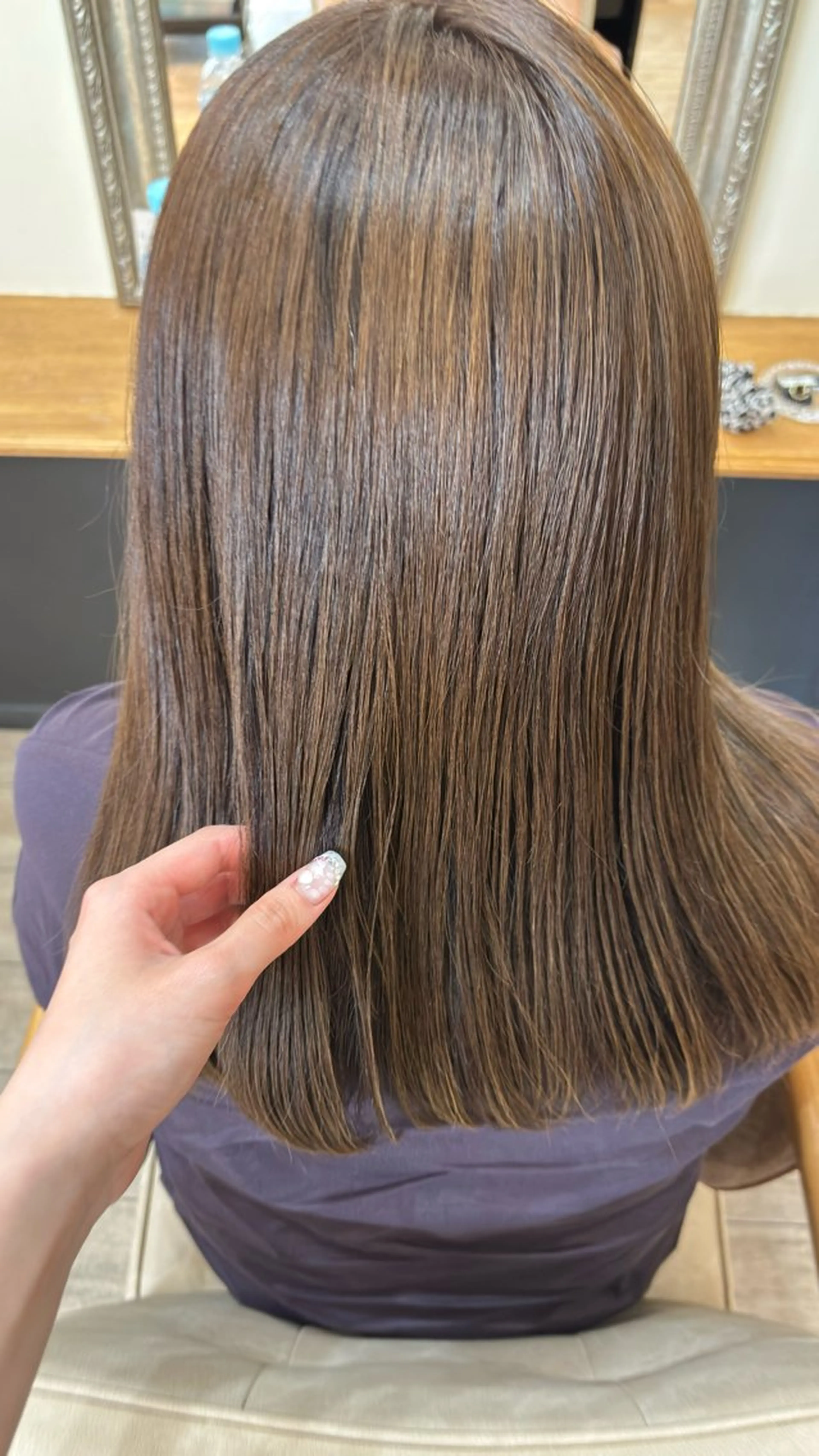 ミディアム カラー ヘアカラー トリートメント Karin trスタイリスト🥀のヘアスタイル