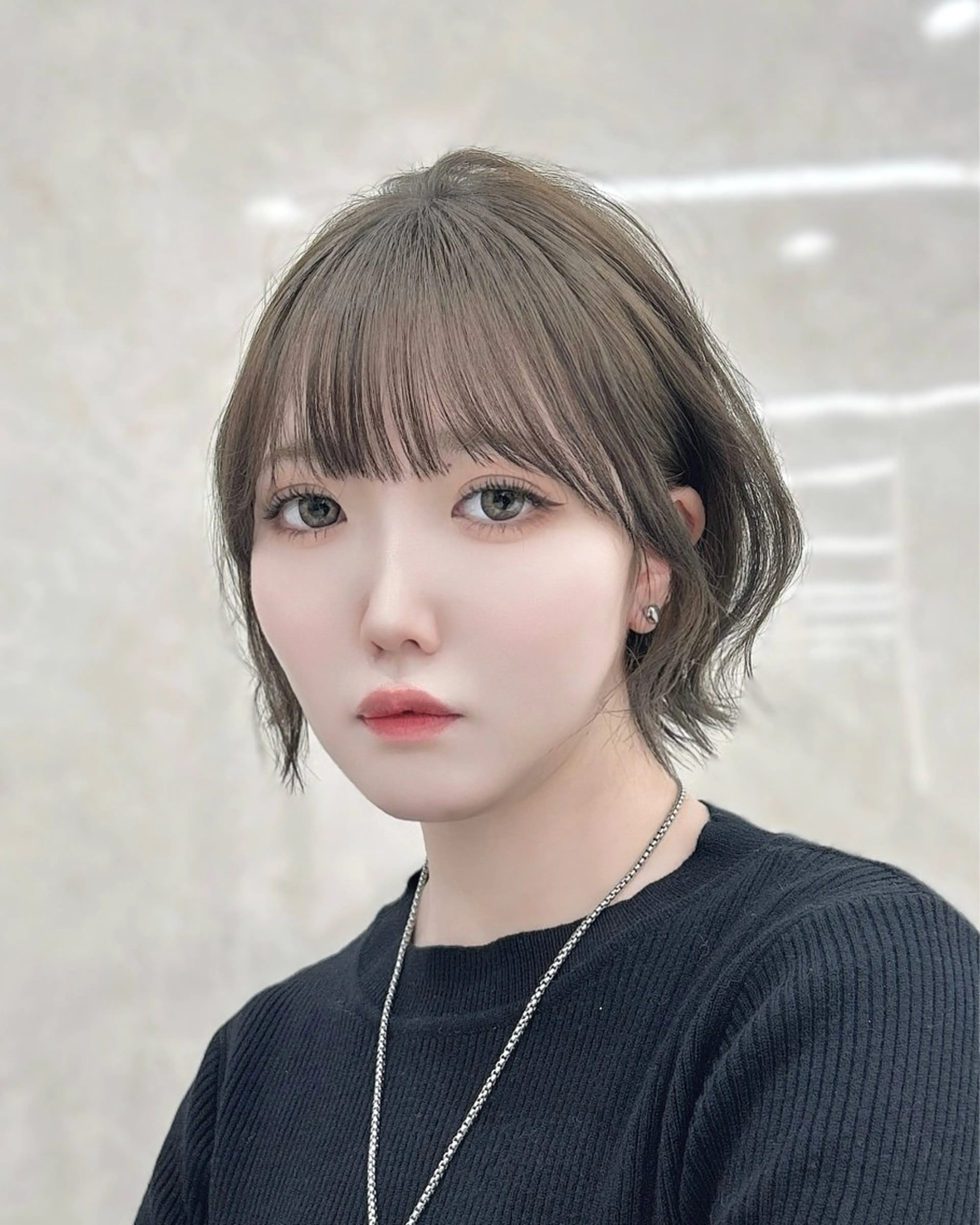ショート 韓国顔まわり/前髪 /レイヤー/いつきのヘアスタイル