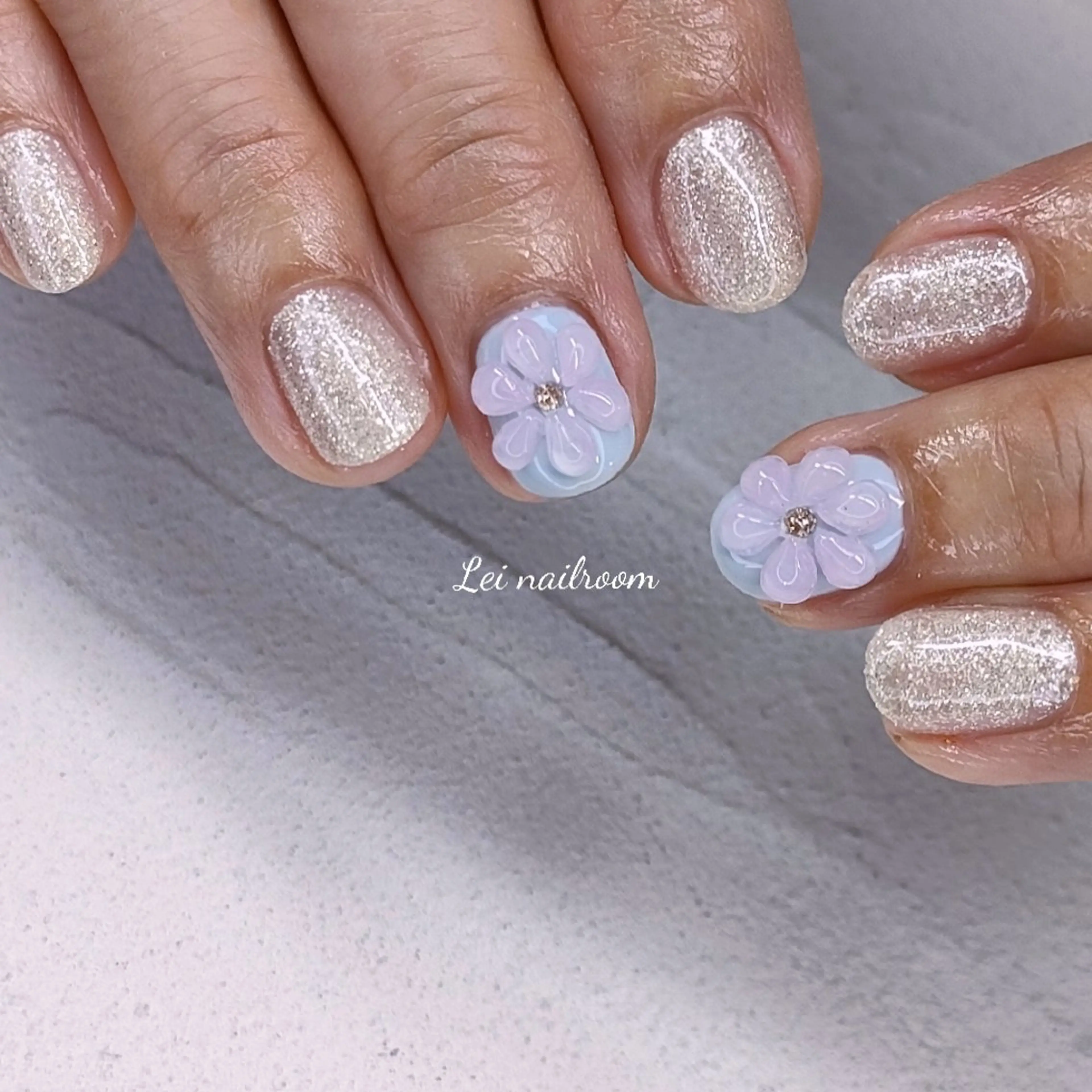 ネイル ジェルネイル 春ネイル lei🌼 nailroomのネイルデザイン