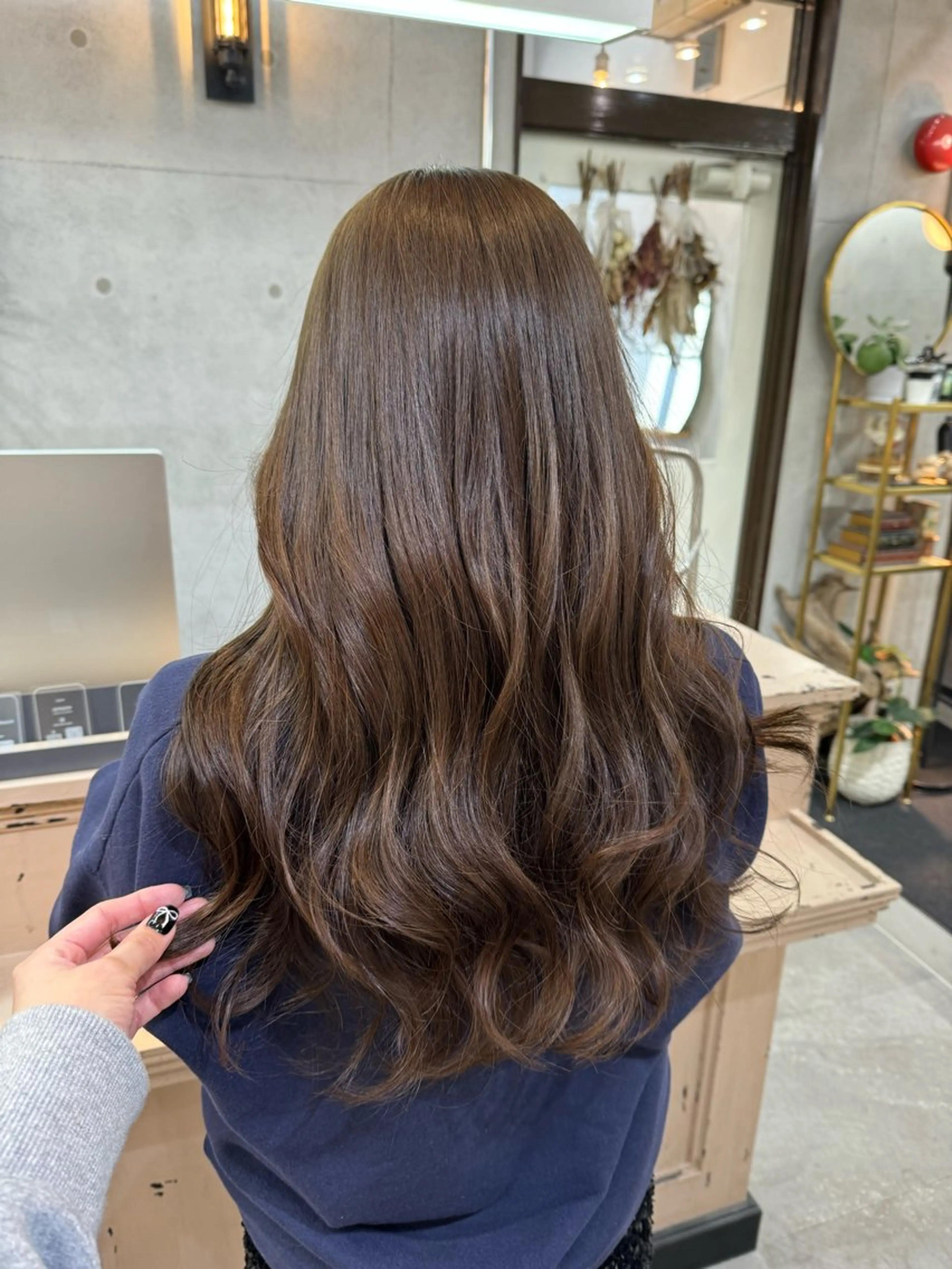 ロング カラー カット ヘアカラー MIES amane(アマネ)のヘアスタイル