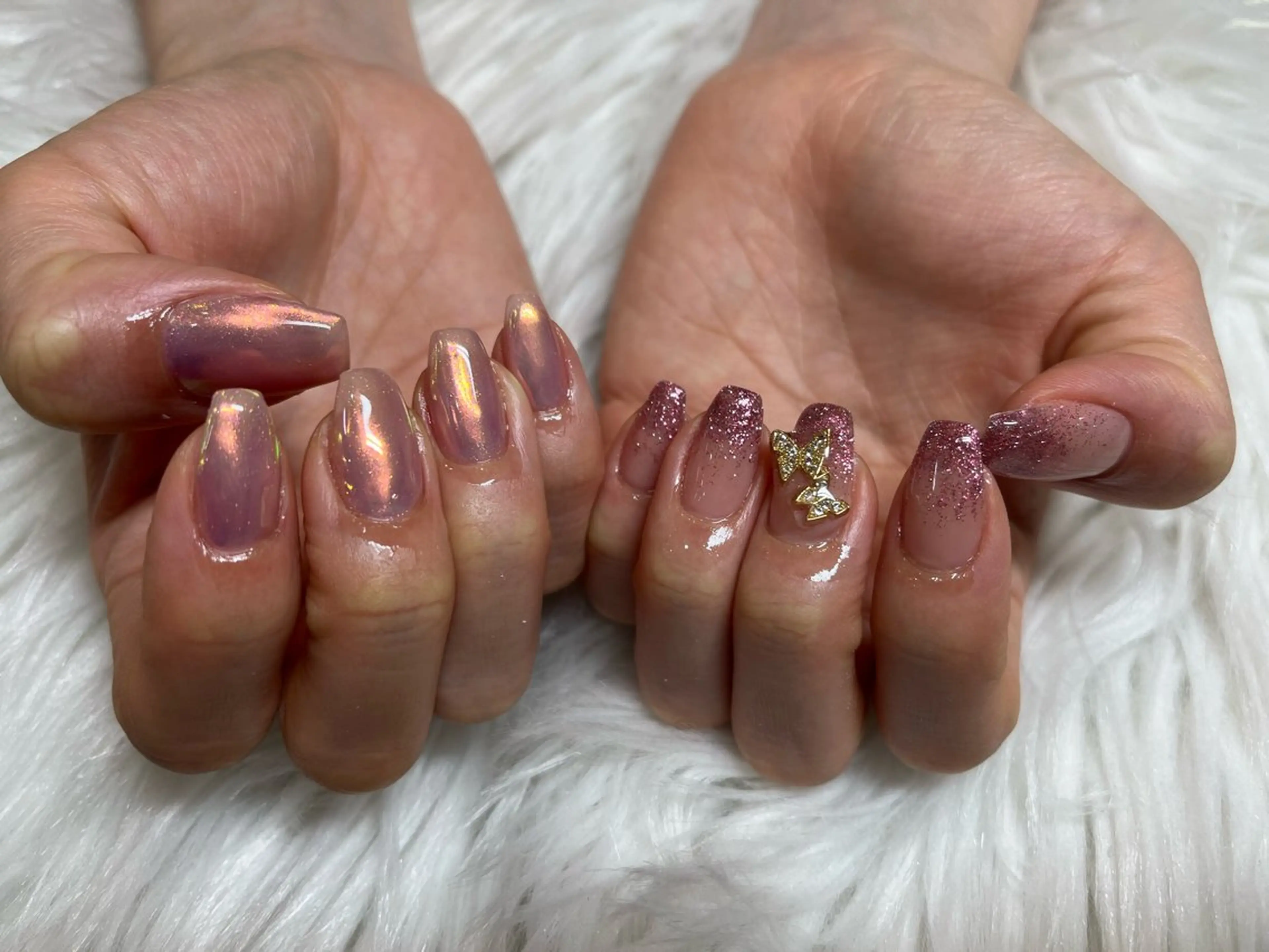 ネイル ラメ(グリッター) ハンドネイル SOARE🤍 🤍のネイルデザイン