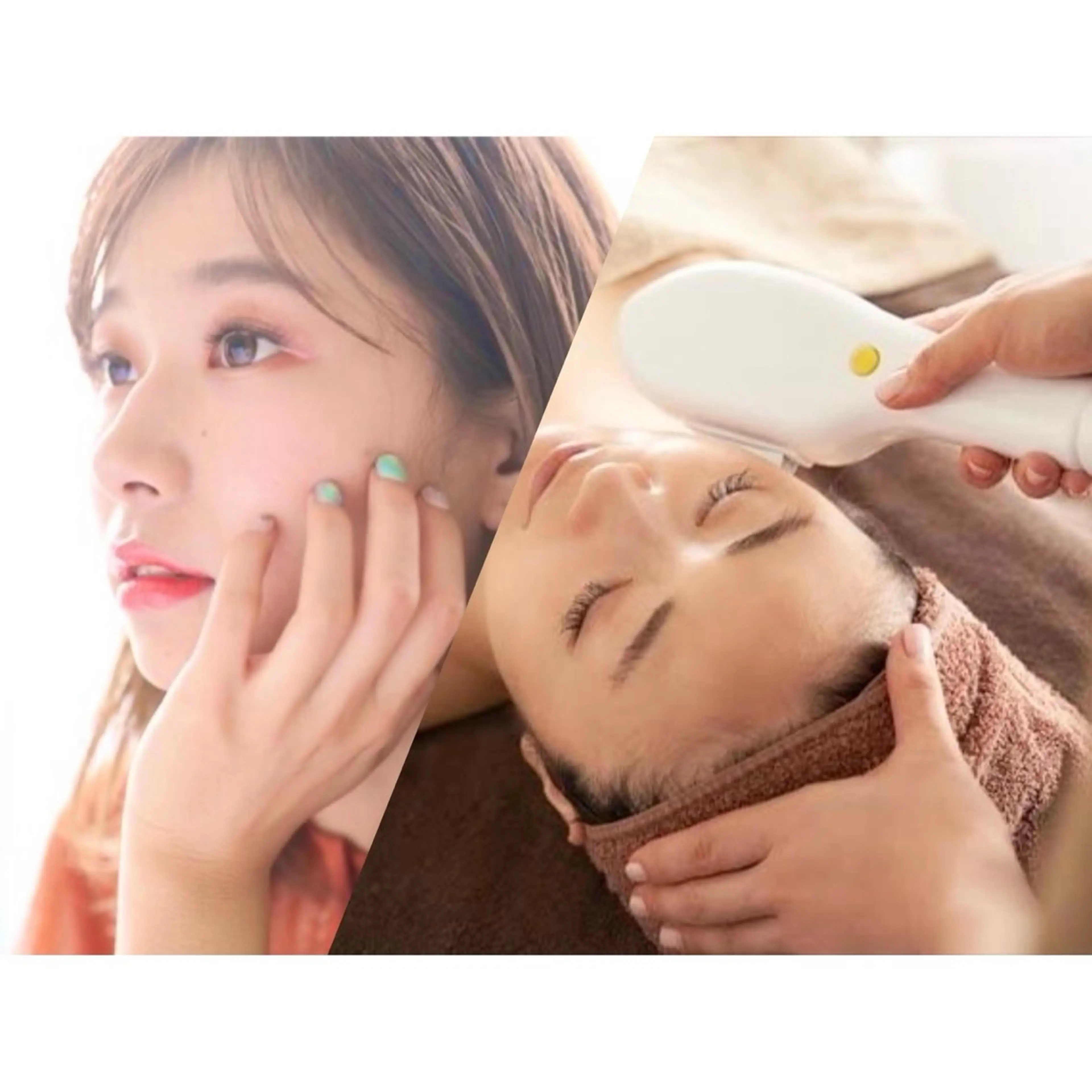 【同時施術で時短】フェイシャル光脱毛+まつげパーマ/パリジェンヌ《ティントパーマ+￥1100》の写真