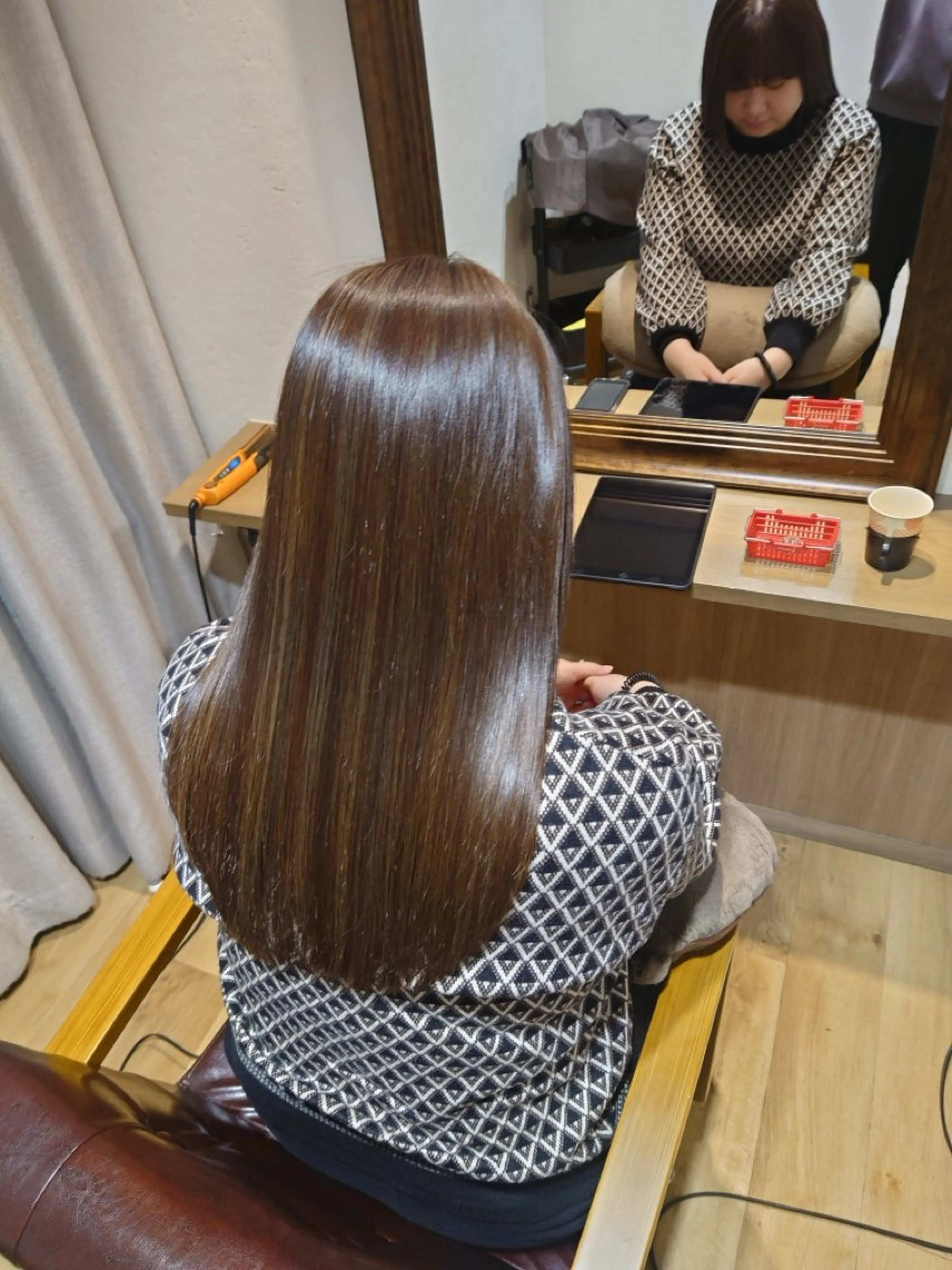 カット➕ハイライト、ローライト➕ウルトワトリートメント➕オージュアトリートメントの写真