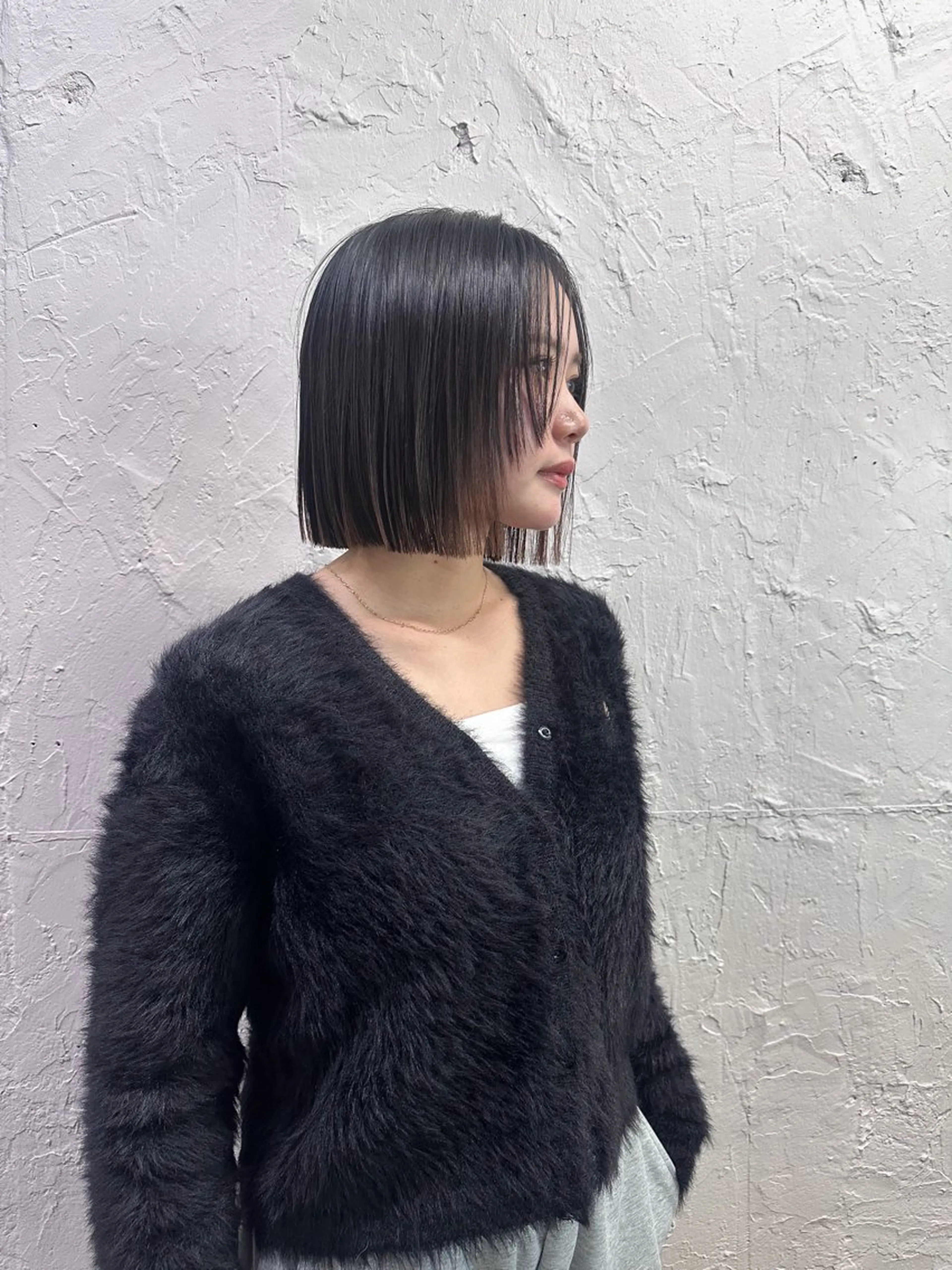 ショート ボブ/顔周りレイヤー 似合わせcut🪽のヘアスタイル