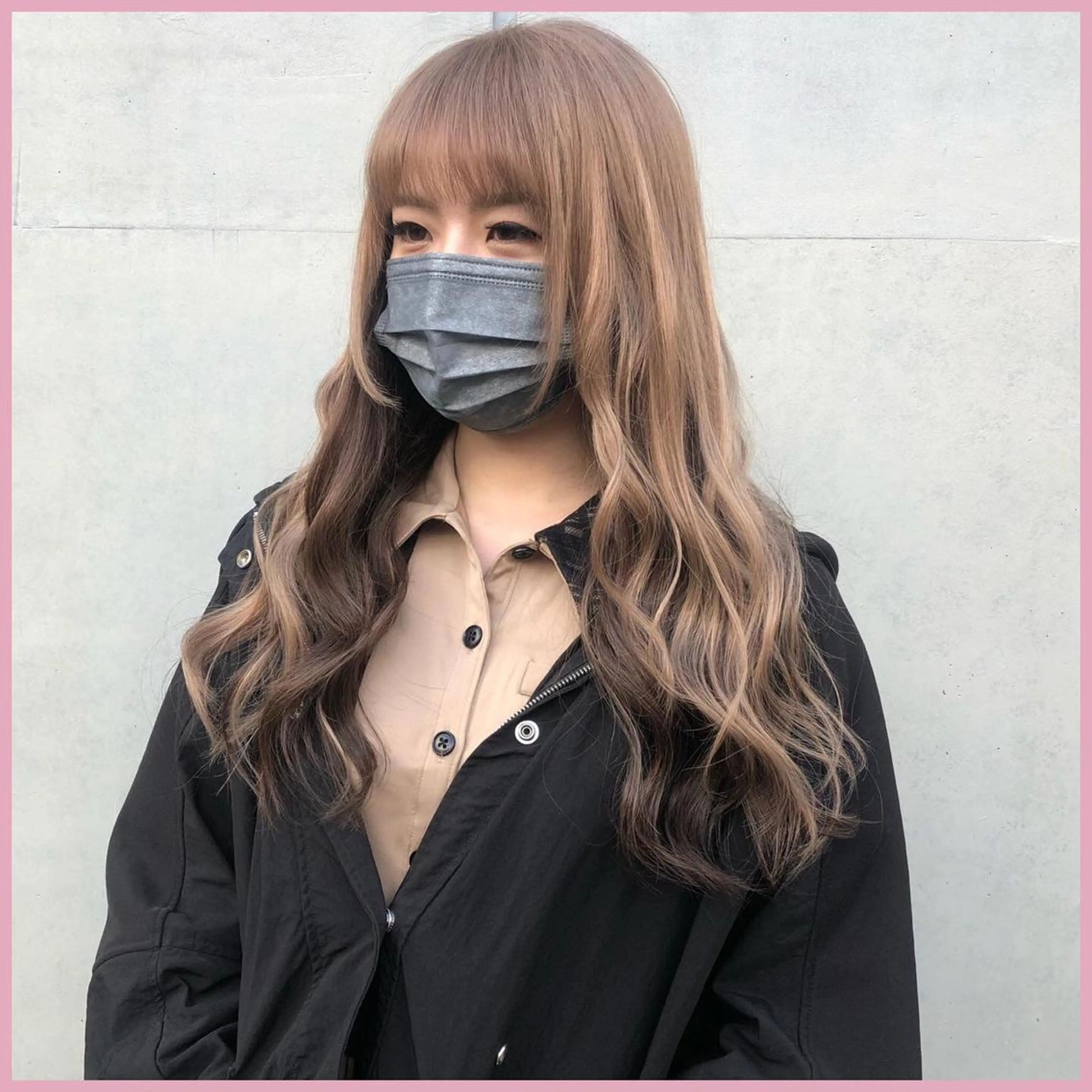 ロング カラー ヘアアレンジ 編み込みエクステ シールエクステ ベージュカラー イヤリングカラー インナーカラー カット ヘアカラー トリートメント エクステ ヘアセット 八巻 晴香のヘアスタイル