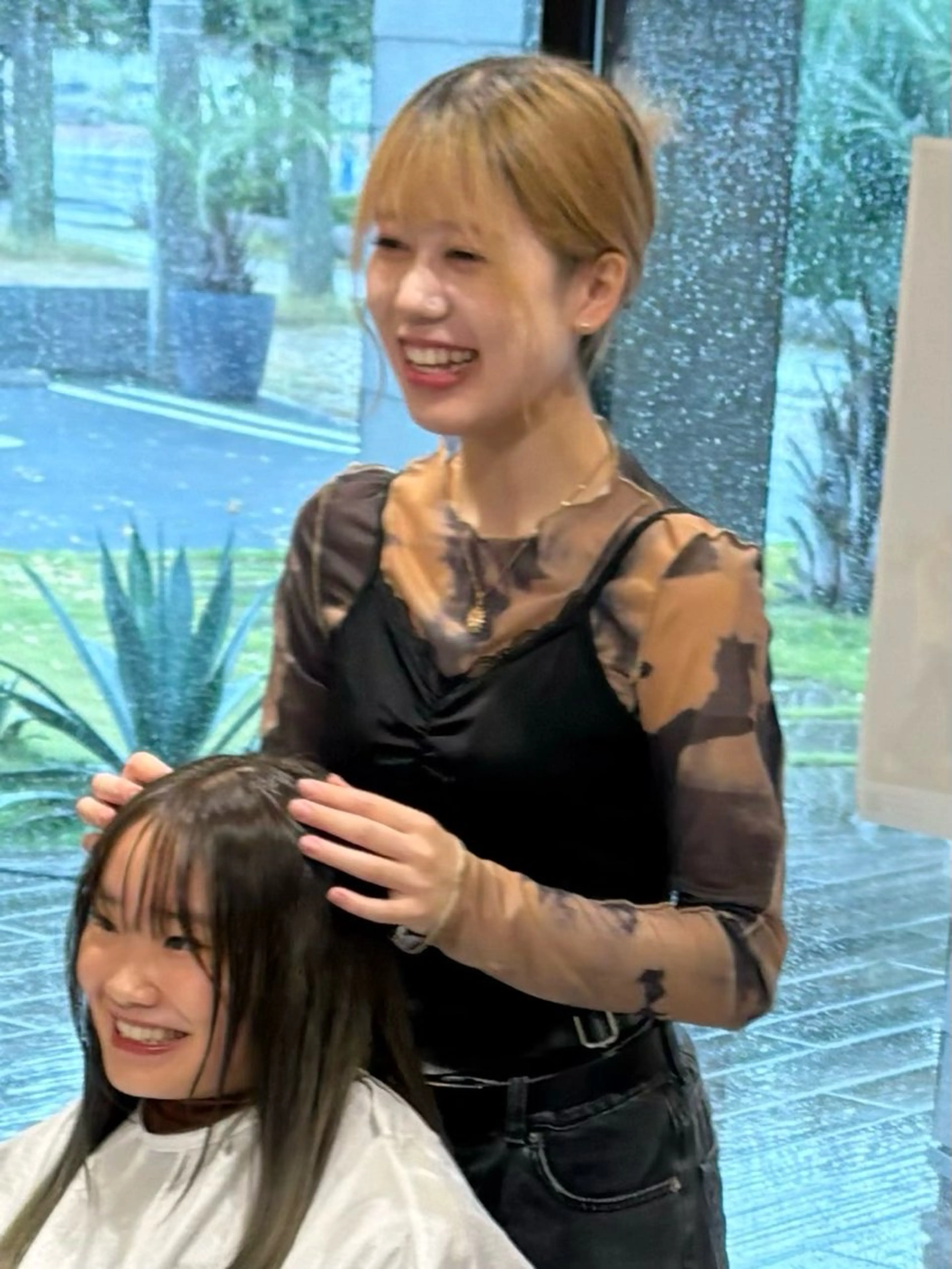 ミディアム ヘッドスパ HANA by RIZのヘアスタイル