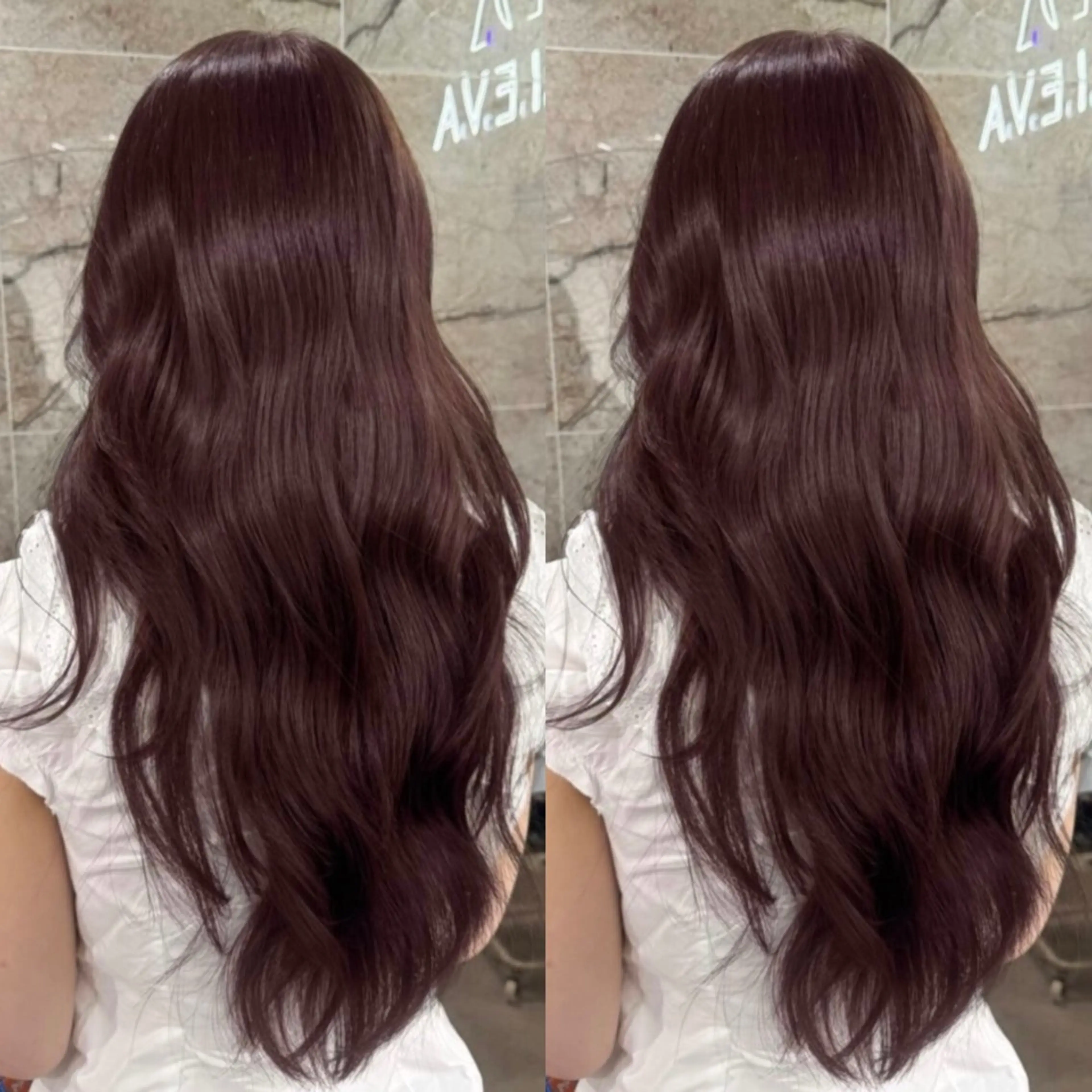 【❤️🍁秋におすすめ！暖色カラー🍁🩷】《ケアカラー➕2stepトリートメント》の写真