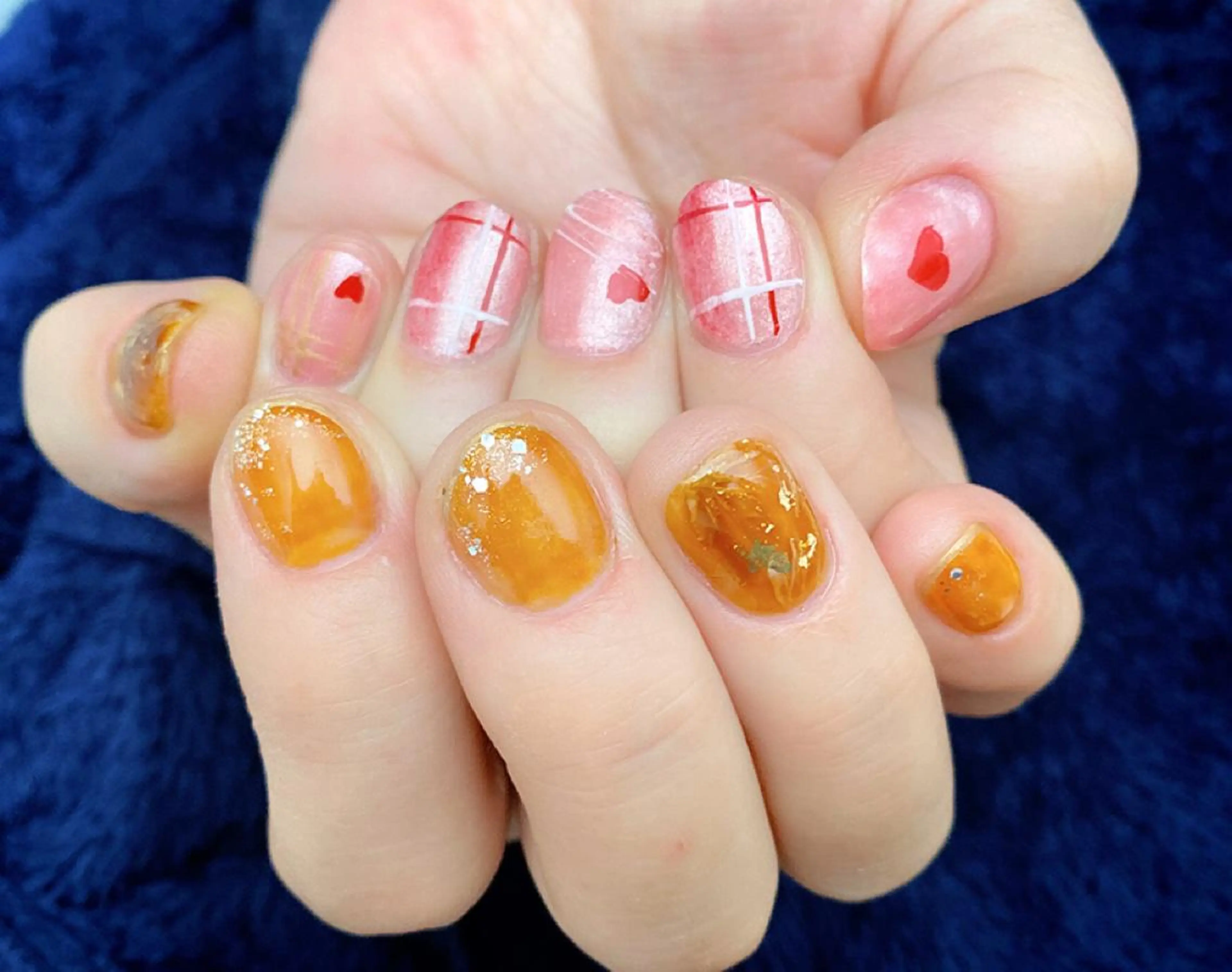 ネイル ニュアンスネイル バレンタイン ハンドネイル ハンドケア u sのネイルデザイン