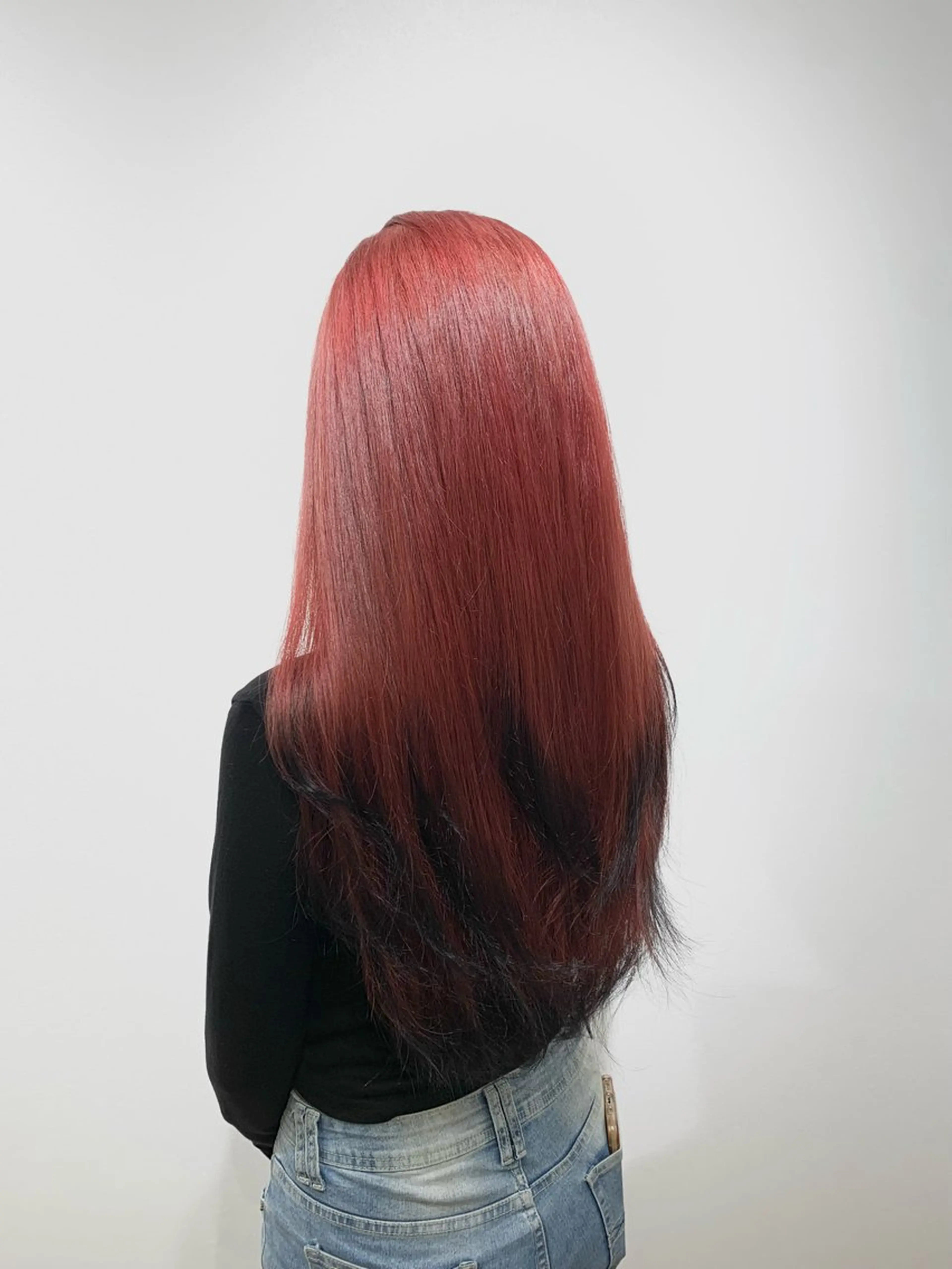 ロング カラー ヘアアレンジ キヨミ 韓国レイヤーカットのヘアスタイル