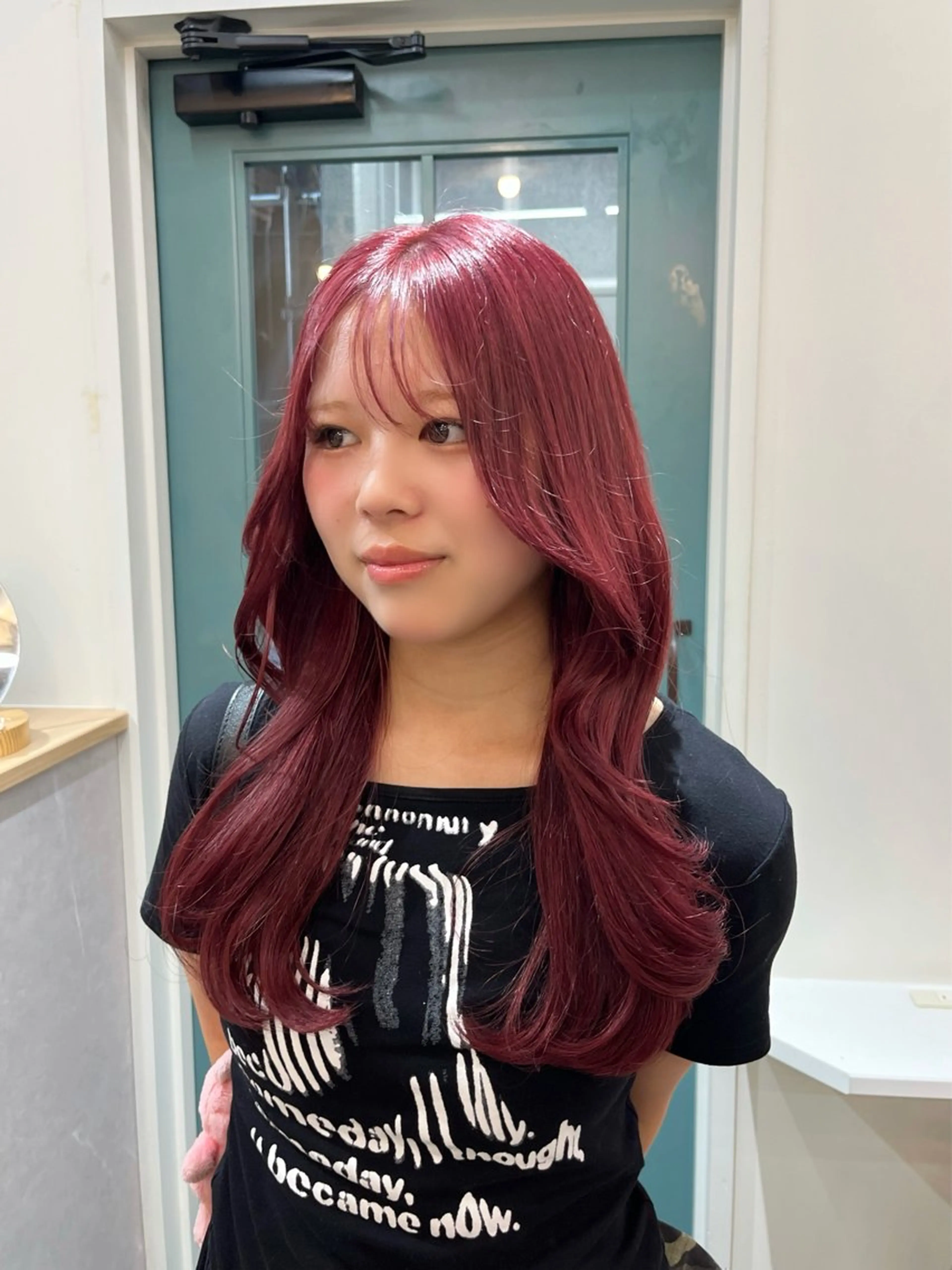 セミロング ヘアカラー 【혁명】さら/사라: Korean🍀のヘアスタイル