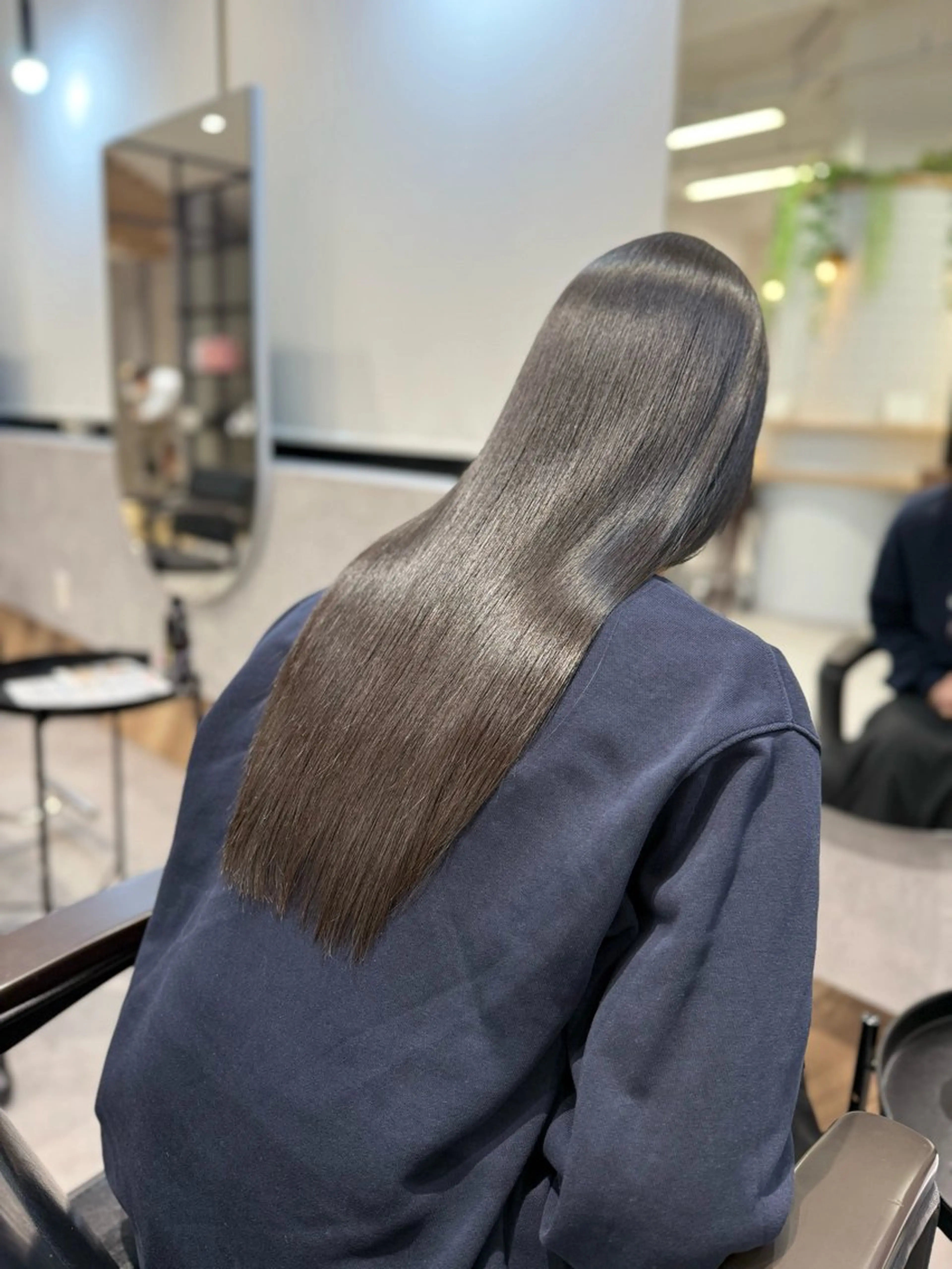 🩶Premium髪質改善トリートメント+ワンカラー🩶【さらに艶のある絹髪へ🫧】の写真