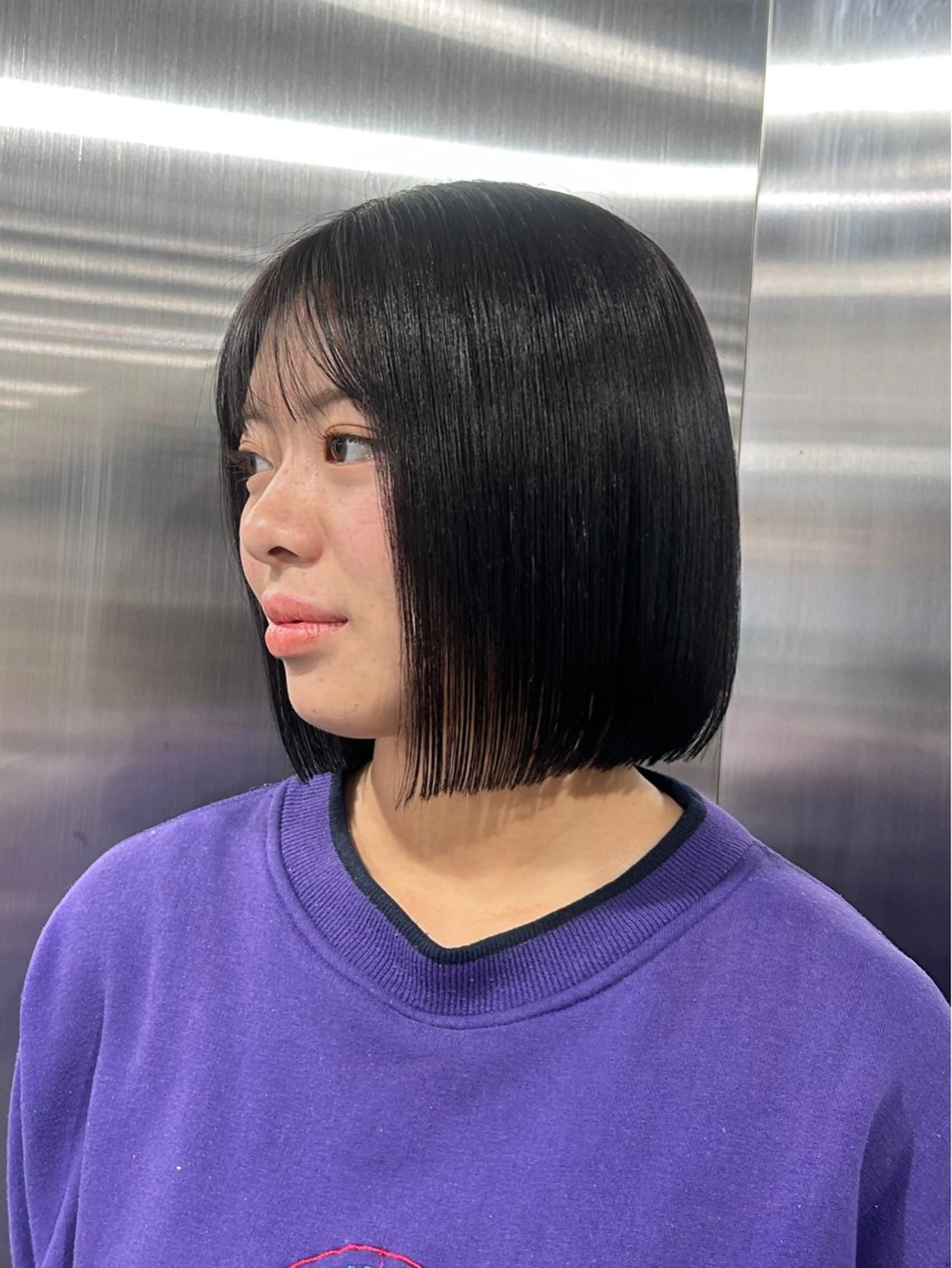 ショート カラー カット ヘアカラー 冬っぽカラー/ マツエク/ゆきなのマツエク・マツパデザイン