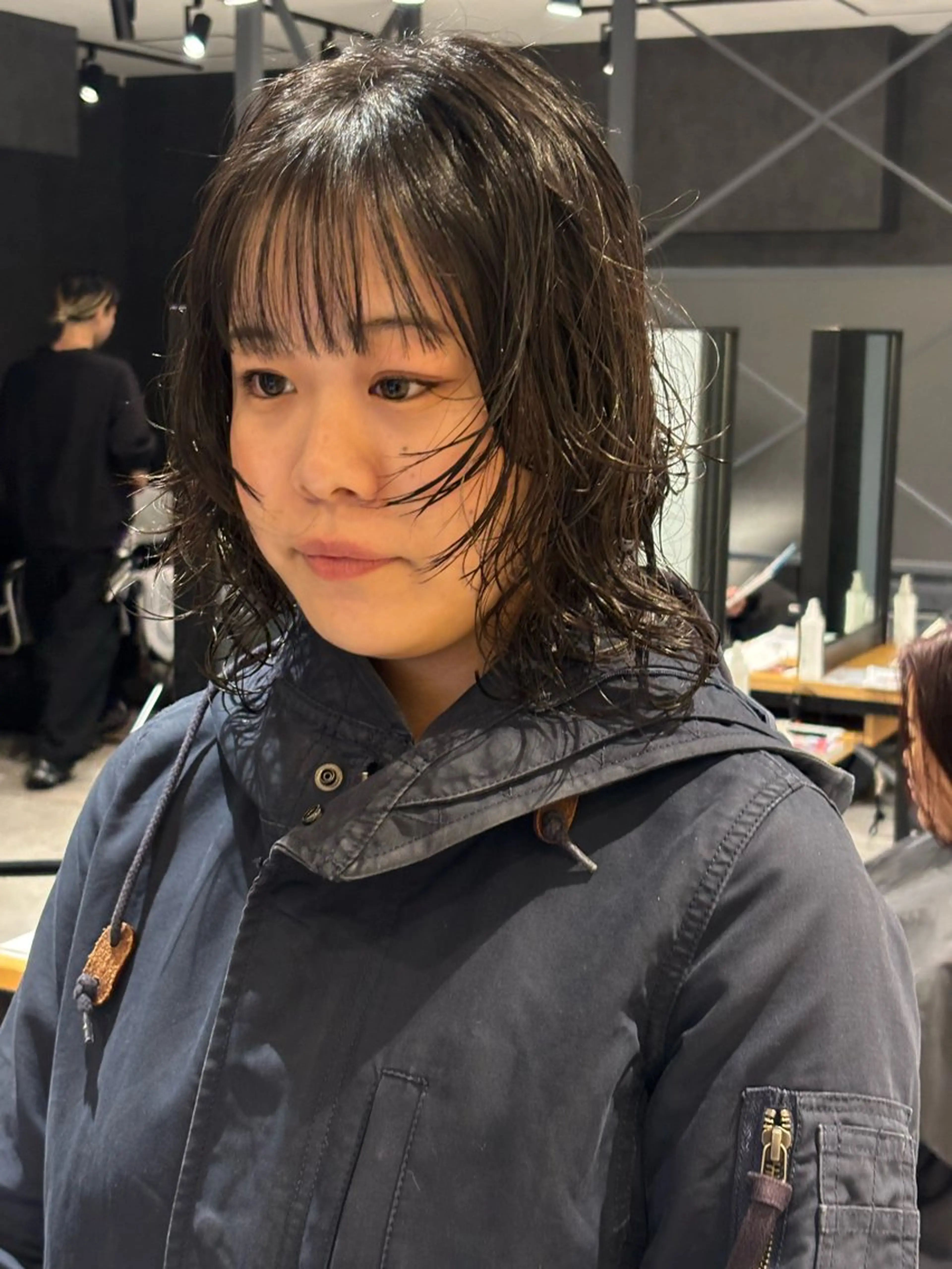 ミディアム パーマ レイヤー/ボブパーマ ⭐️NAOKIのヘアスタイル