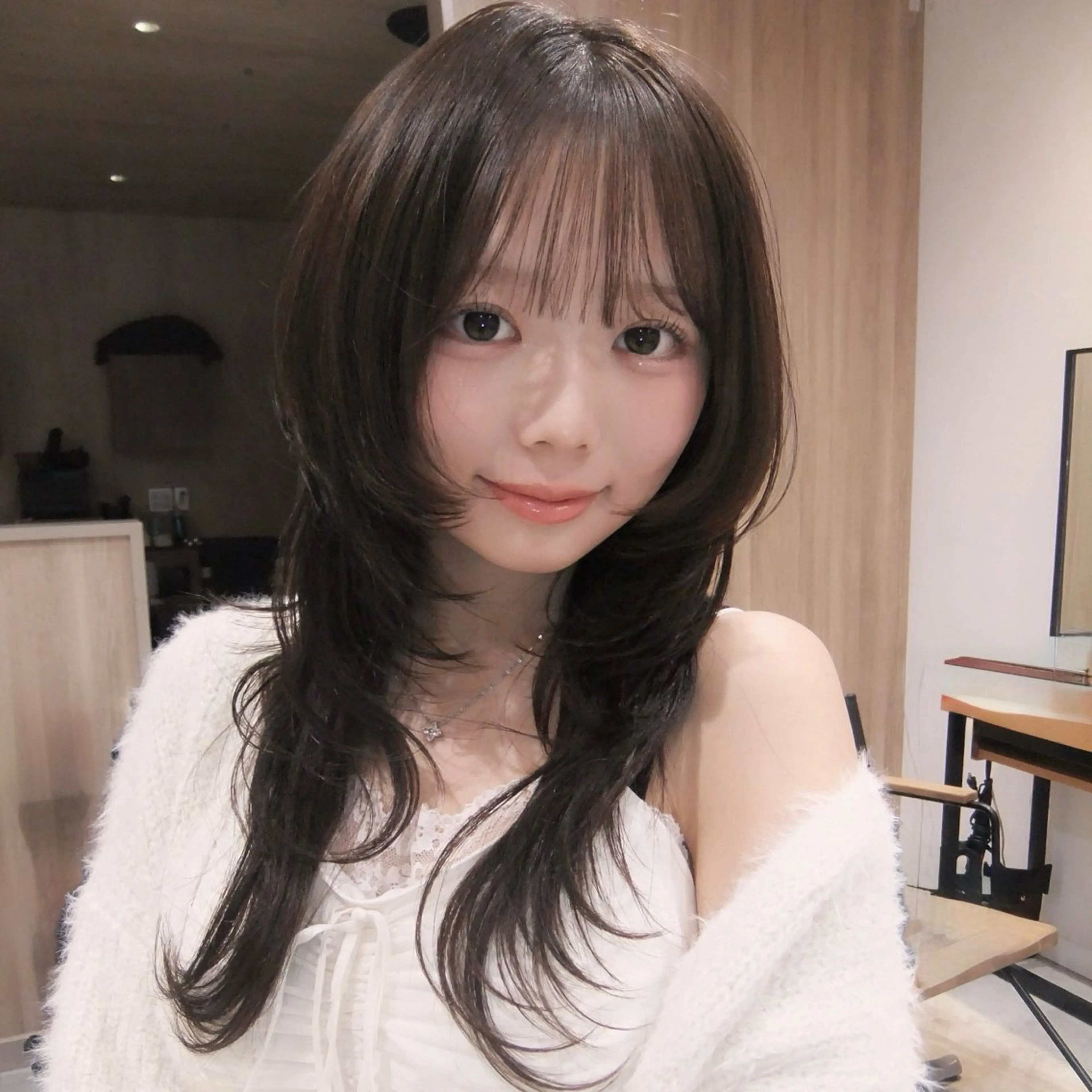 ロング カット レイヤー/似合わせ/ yuan⟡.·のヘアスタイル