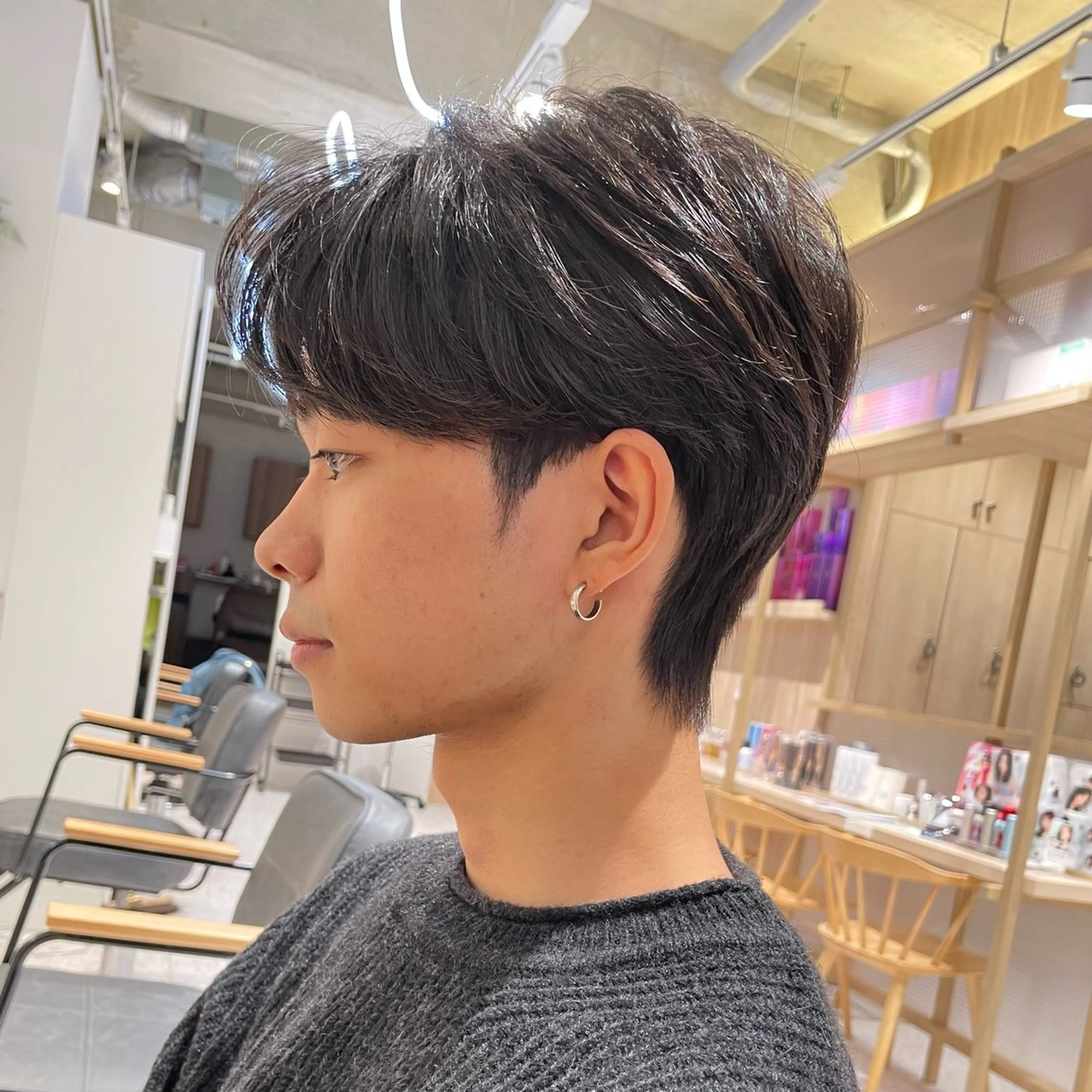 パーマ メンズ指名no'1 佐藤　亘のヘアスタイル