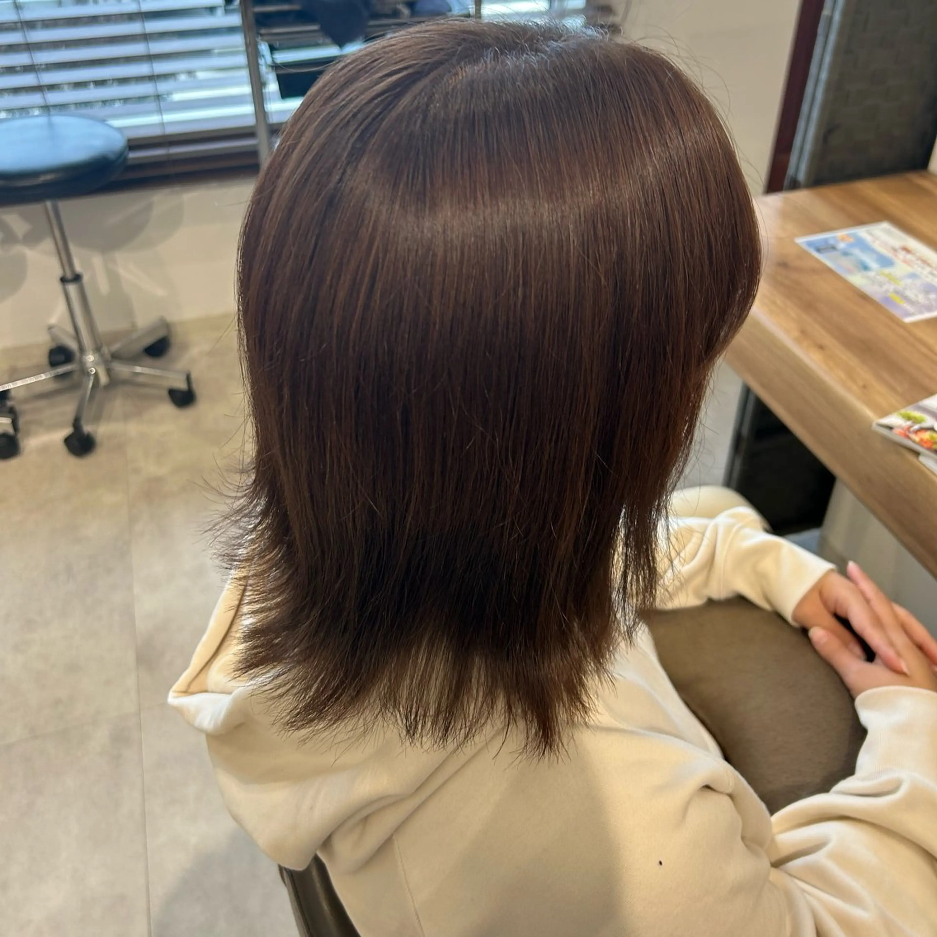 カラー ブラウンカラー モカブラウン ヘアカラー 渡邊 玲来のヘアスタイル
