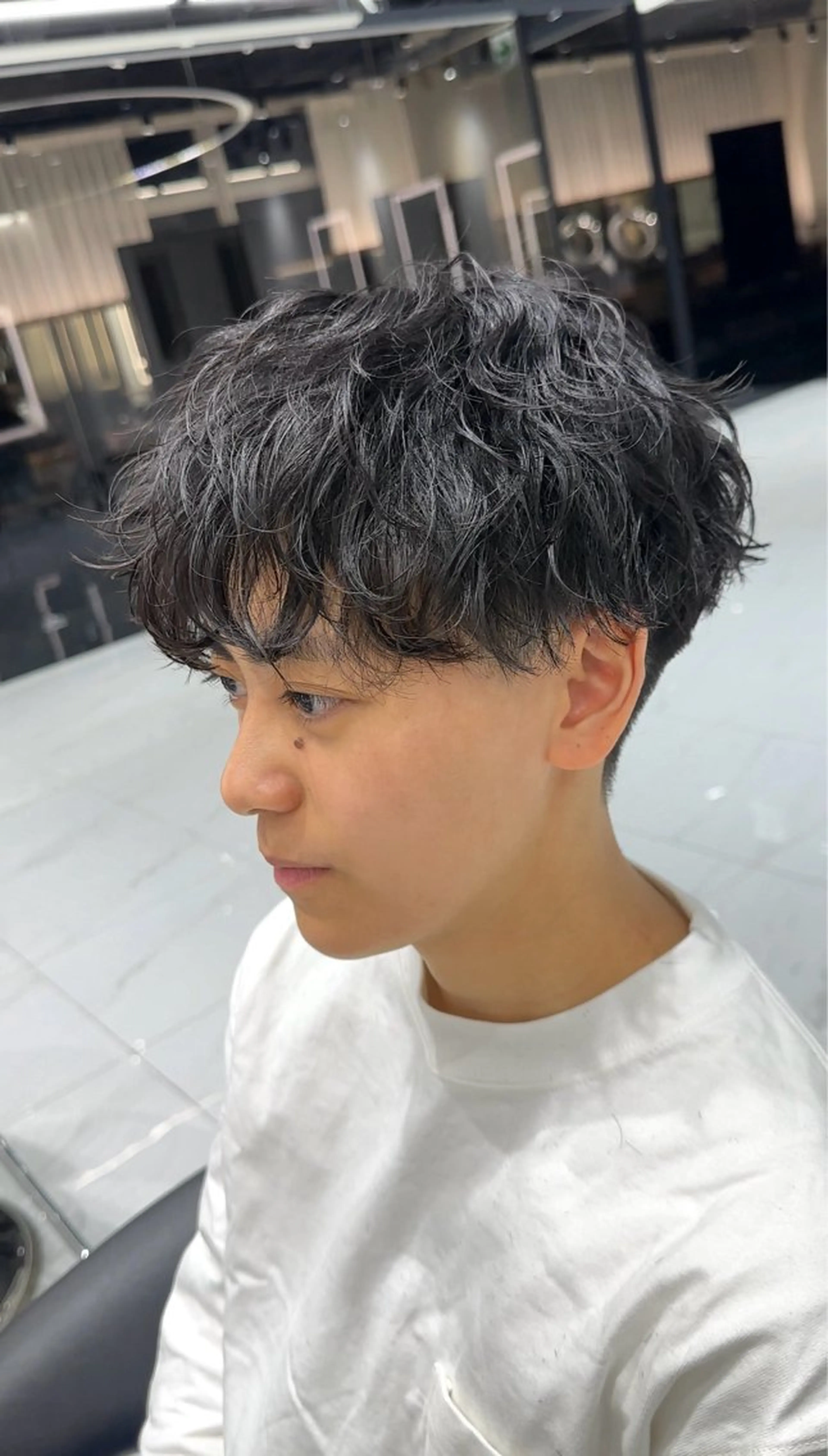 メンズ メンズパーマ 白髪ぼかし/白髪 メッシュ/ゆうとのヘアスタイル