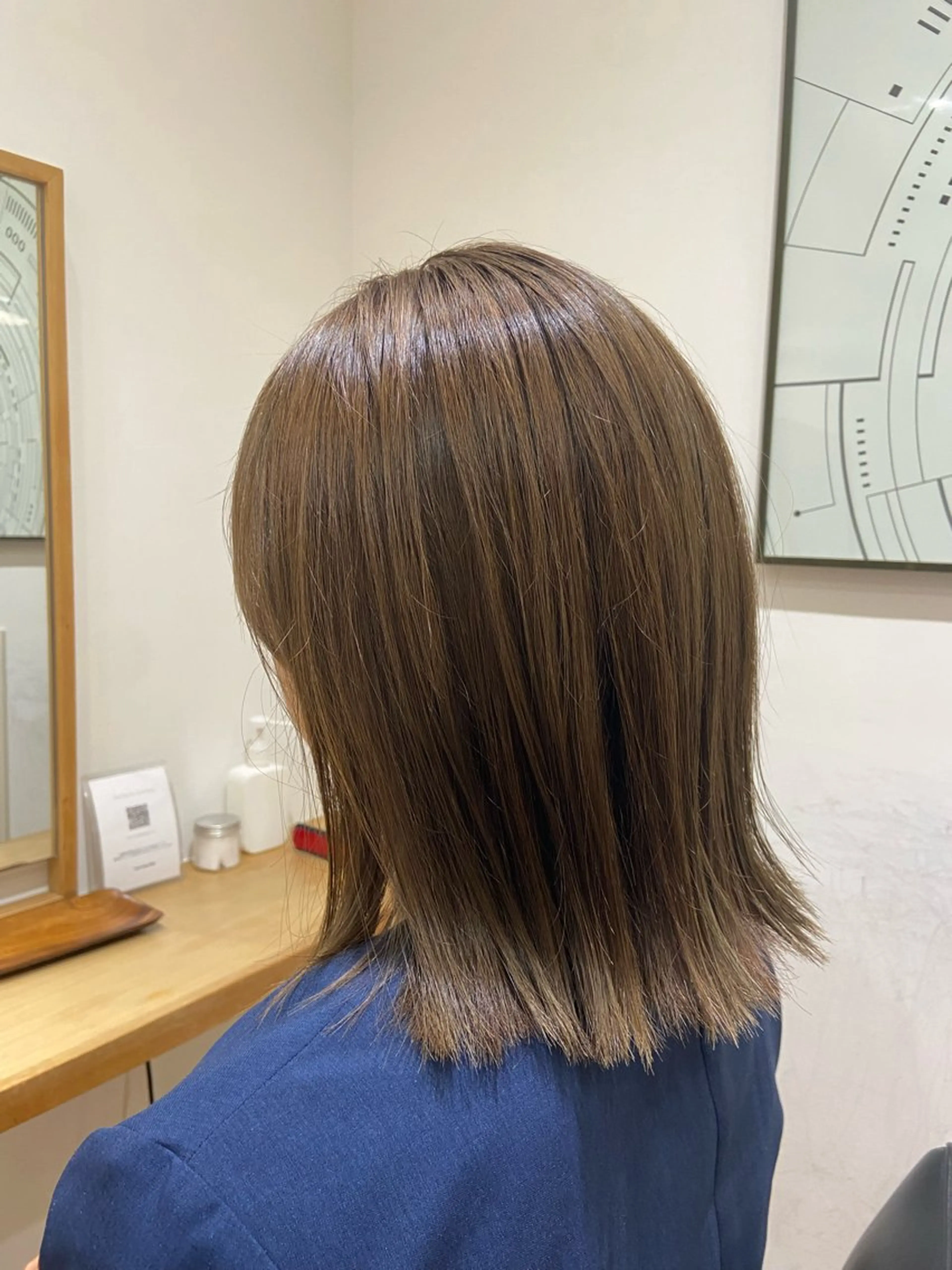 ミディアム カラー 小林 駿介のヘアスタイル