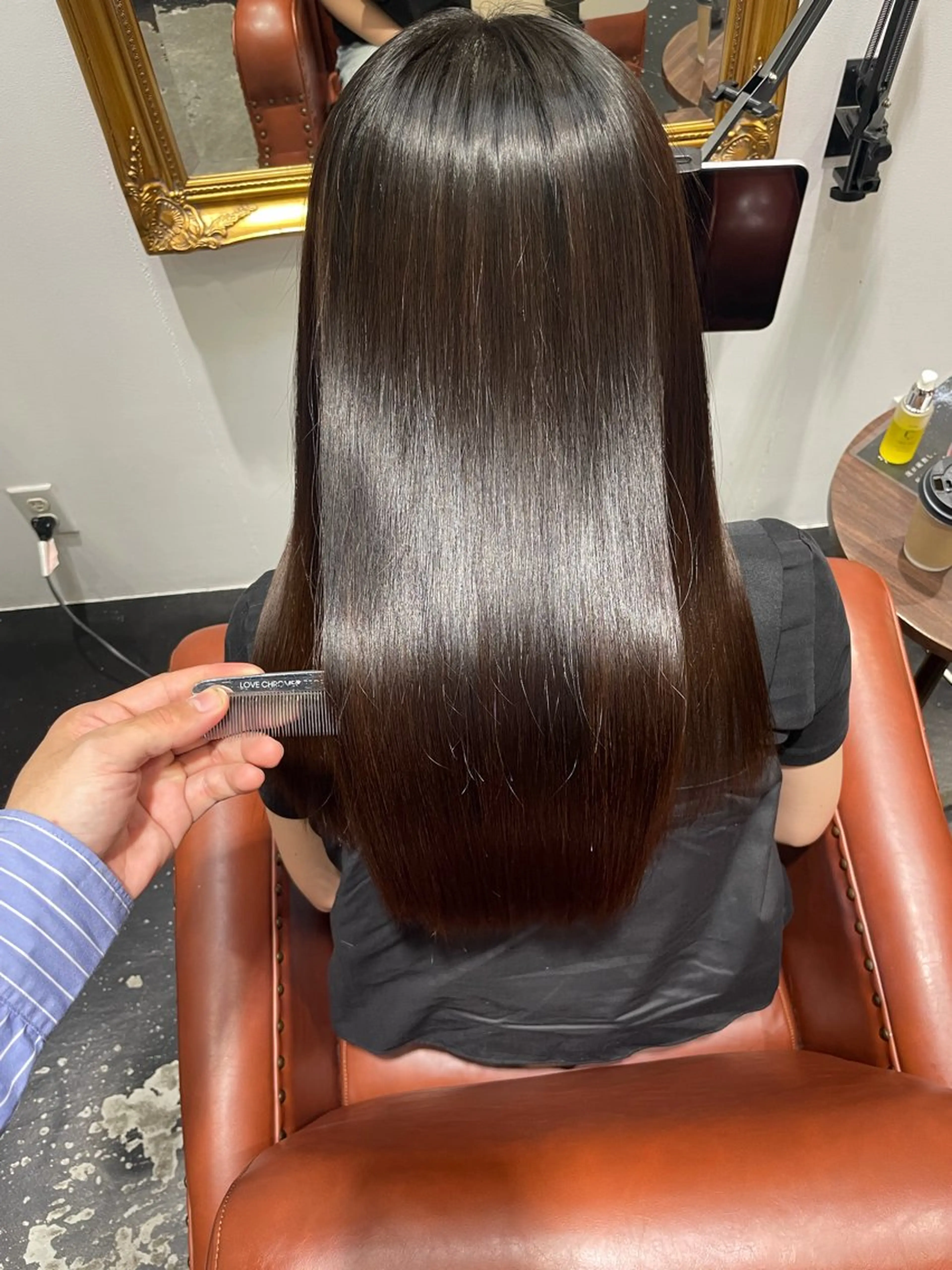 セミロング 髪質改善 SHEER. 大阪梅田所属・髪質改善/ 梅田中崎町/宮里のヘアスタイル