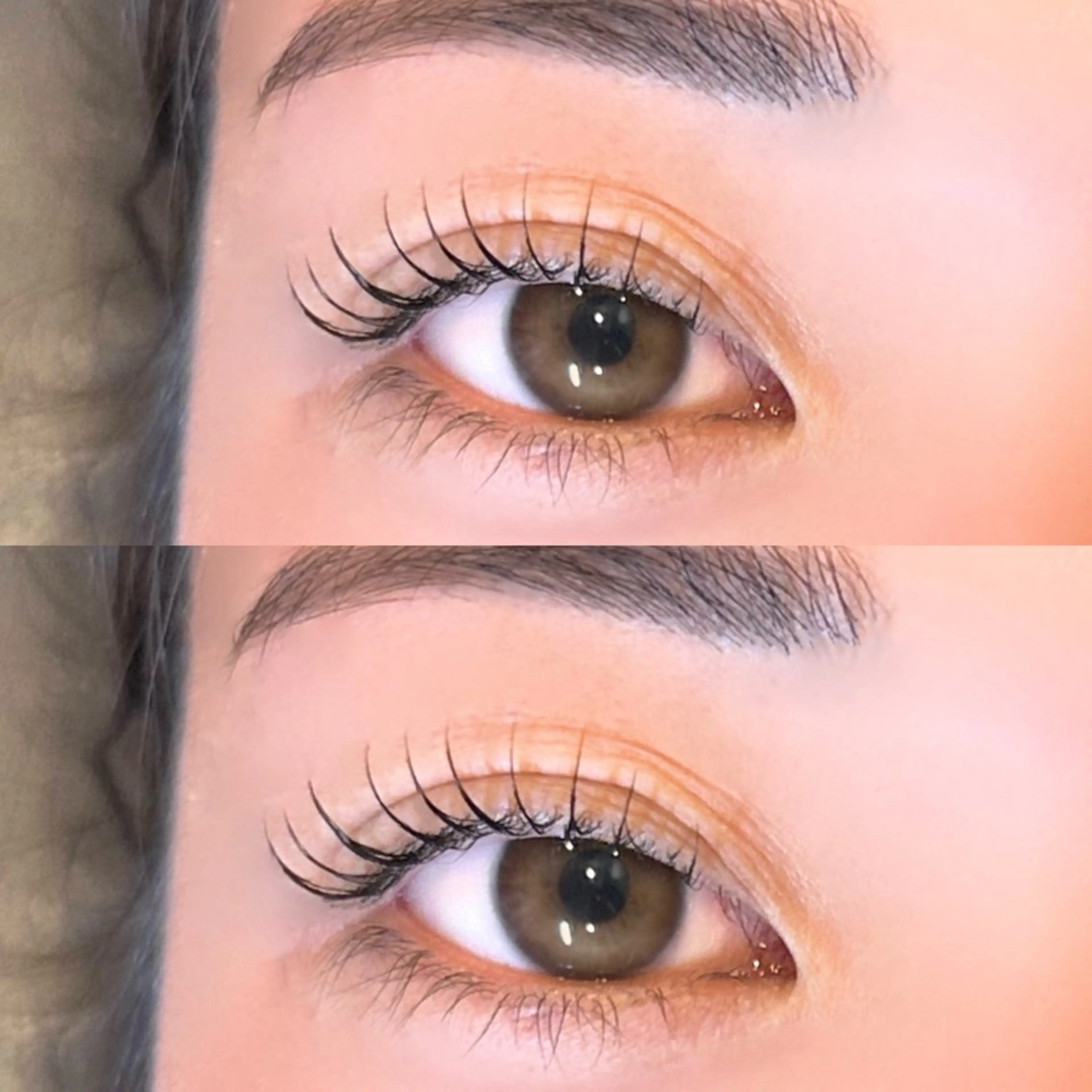 🇰🇷韓国発祥🤍マスカラパーマ［ブラックティント］最新技術／マスカラを塗ったようなまつ毛に🎀の写真