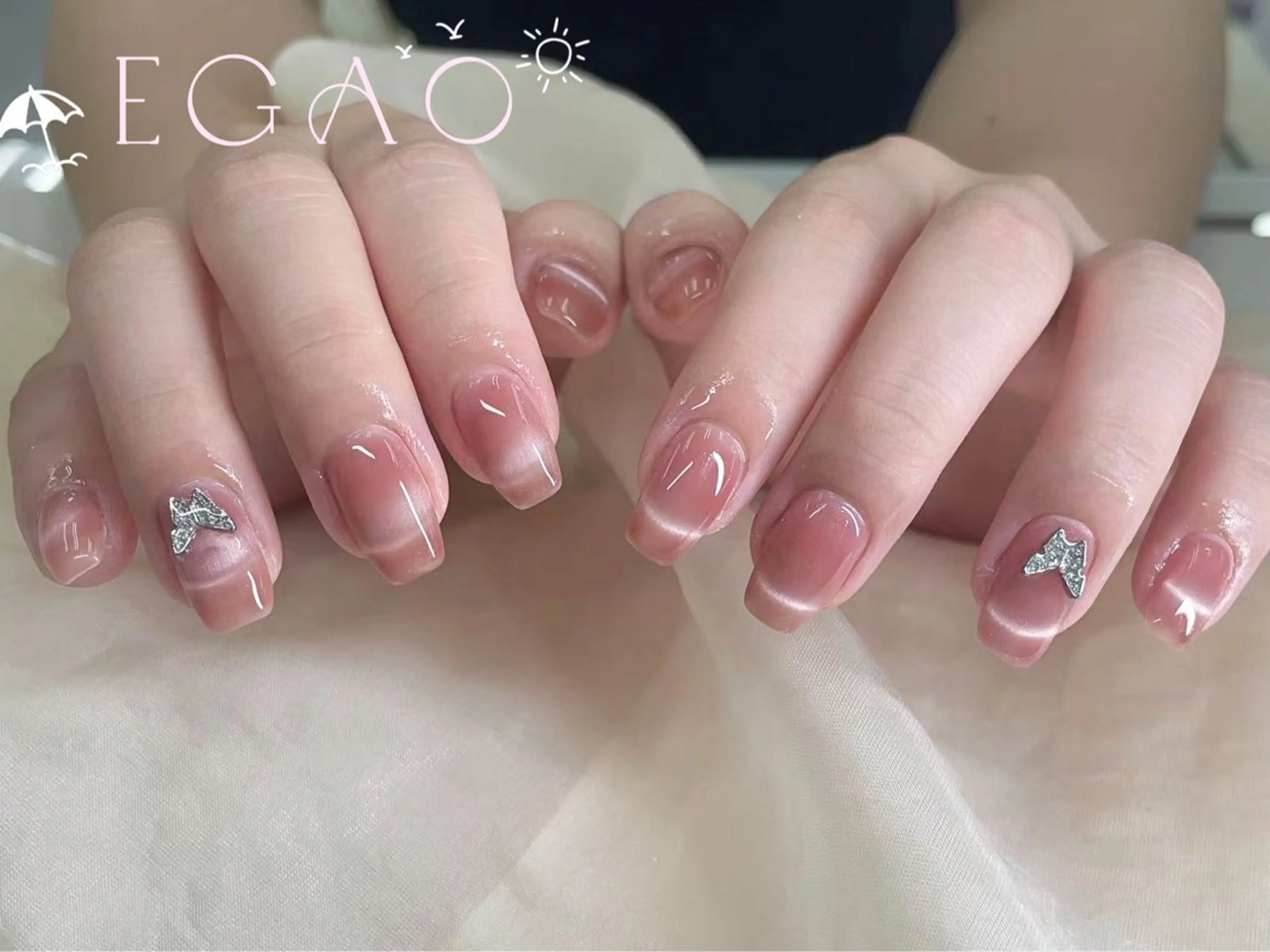 ネイル ジェルネイル パラジェル ハンドネイル Egao Nail Salonのネイルデザイン