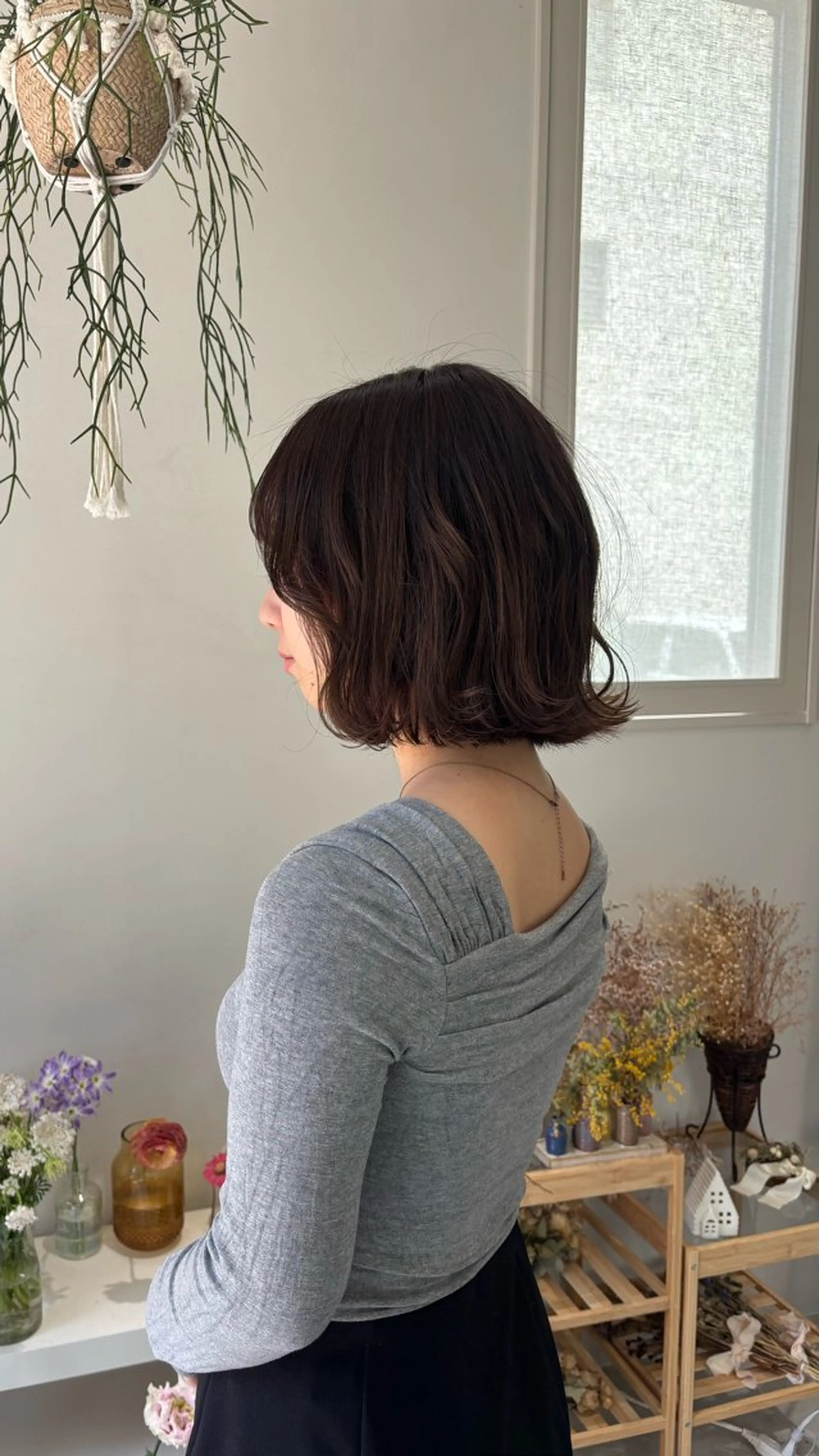 カラー ヘアカラー トリートメント 🌷花屋併設🌷 岡本明日実のヘアスタイル