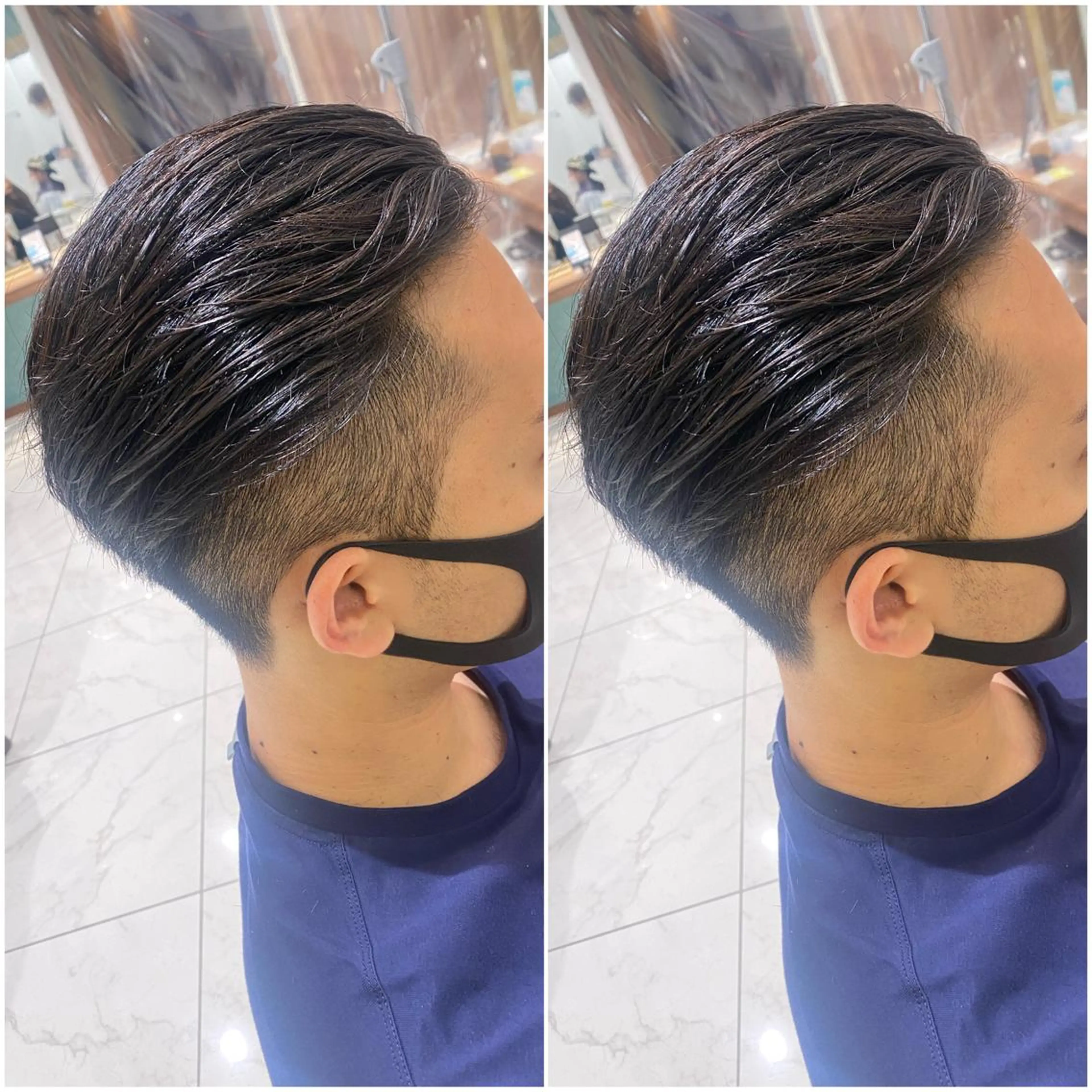 ショート メンズ カット 全席個室　暖色カラー Zina松園優香🌸のヘアスタイル