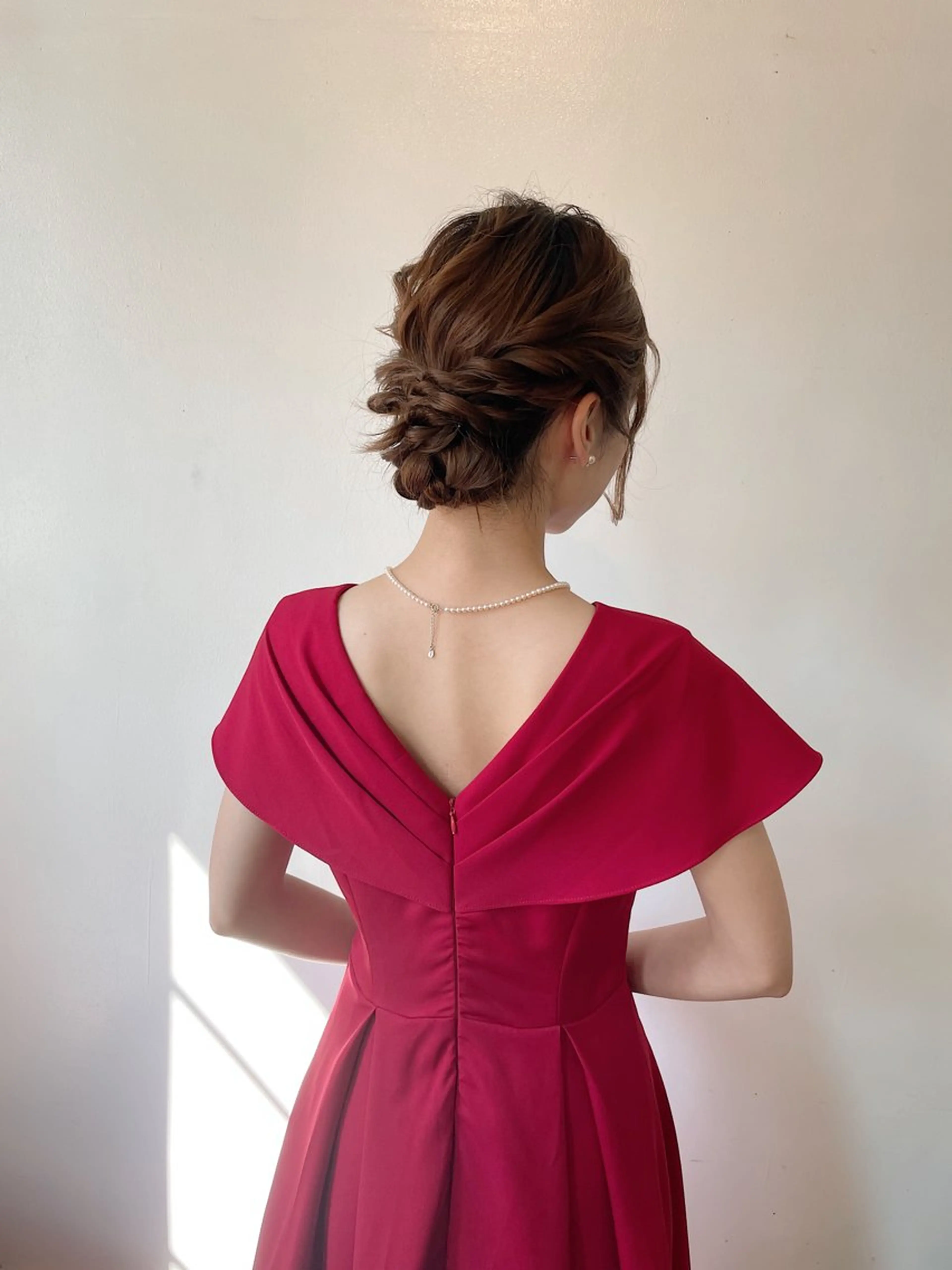 セミロング ヘアアレンジ ヘアセット h a k u 大倉 卓人のヘアスタイル