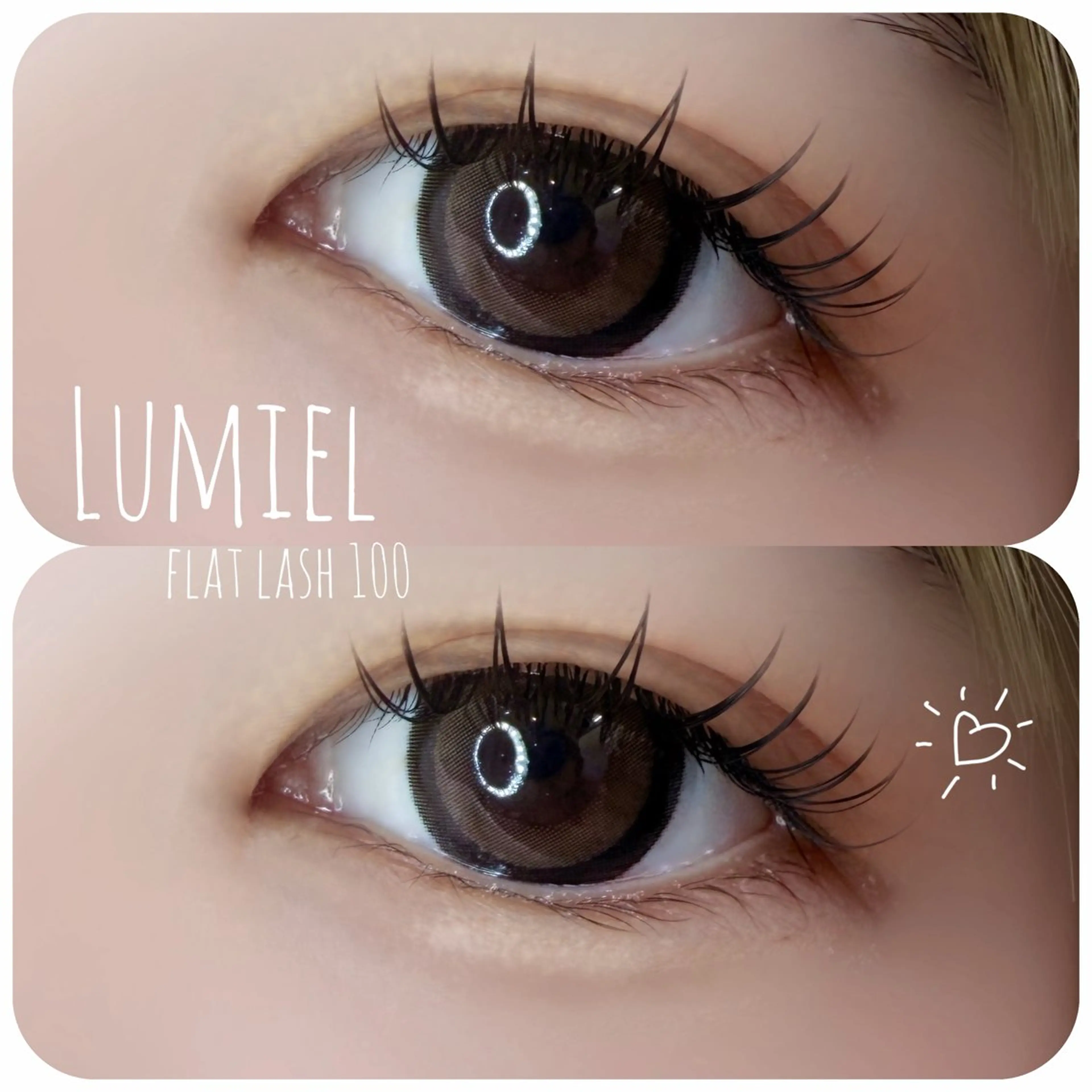 《初回限定》フラットラッシュ 100本 （初回オフ無料👀💕）トリートメント仕上げ✨️の写真