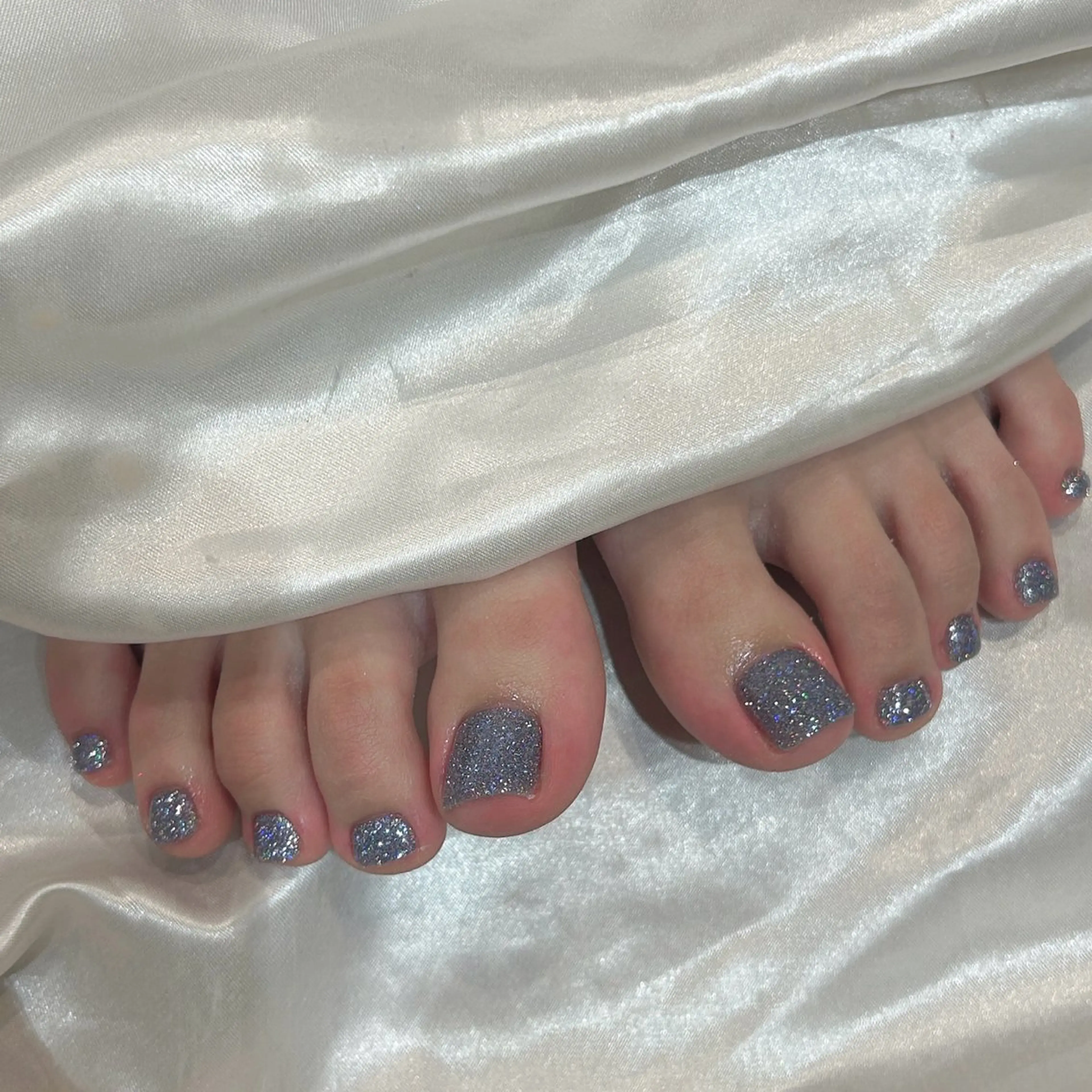 ネイル フットネイル ワンカラーネイル sayuri ໒꒱のネイルデザイン