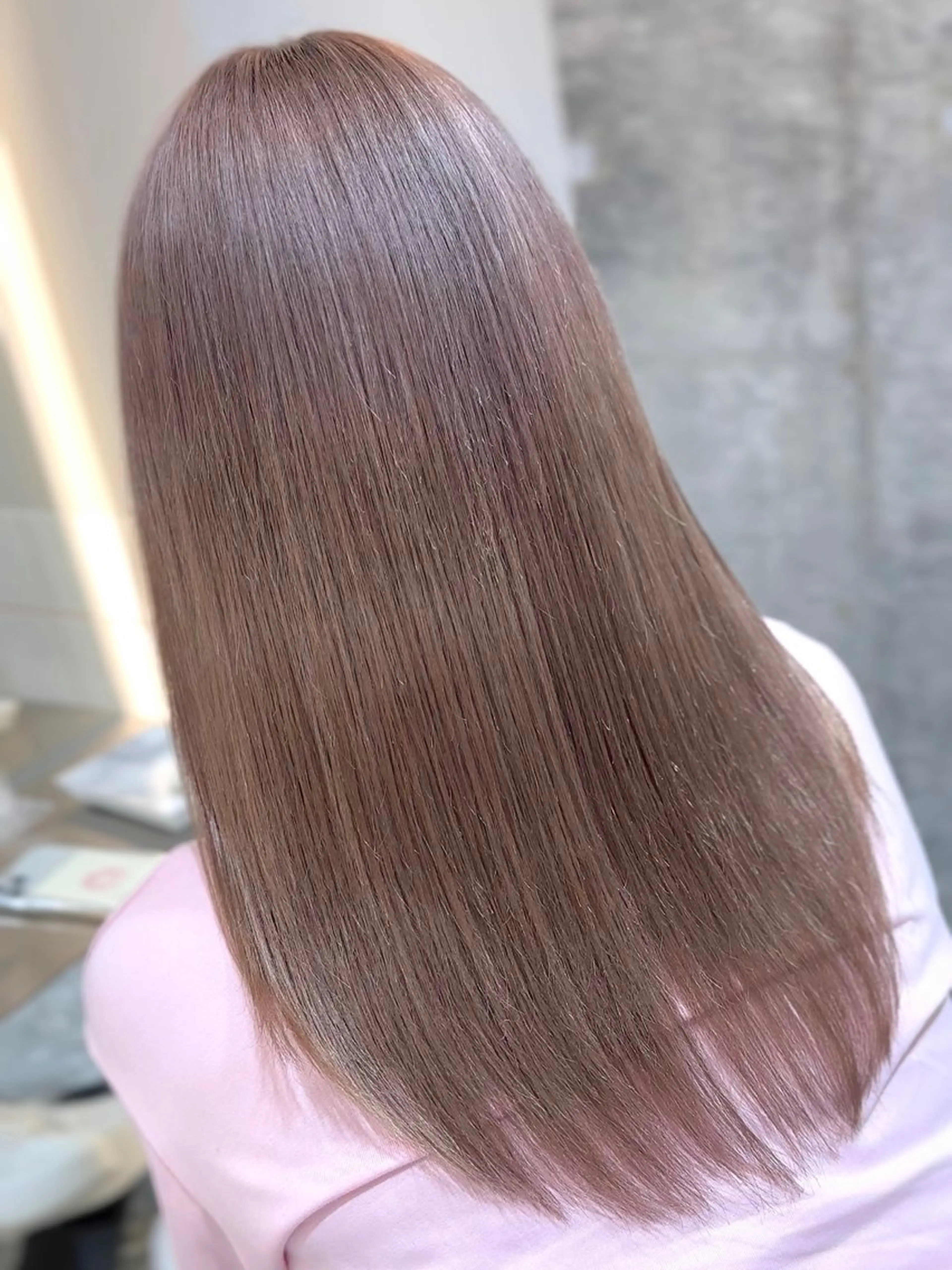 ロング カラー 髪質改善/韓国ヘア レイヤー/新宿/ロミのヘアスタイル