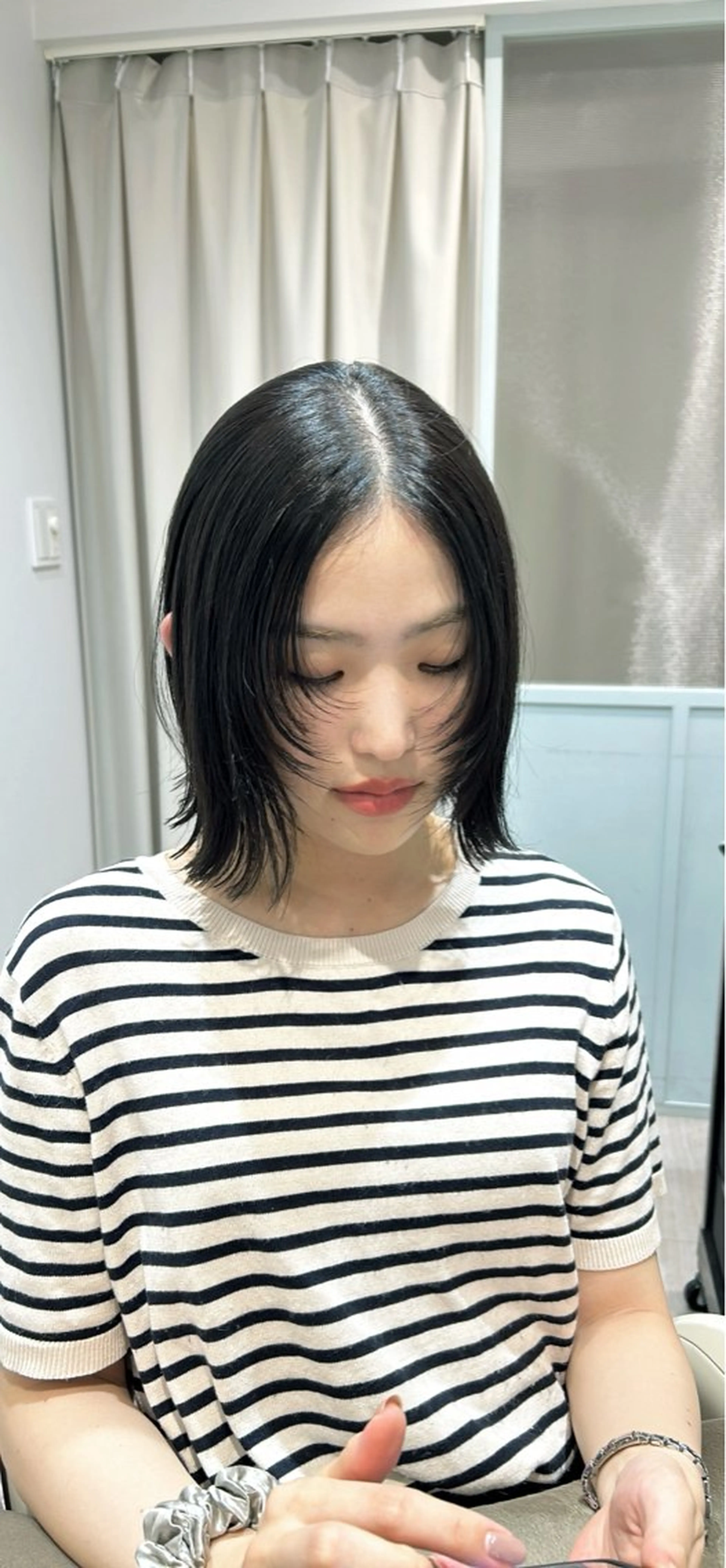 ミディアム 似合わせ艶髪カラー ❤️ハダユミのヘアスタイル